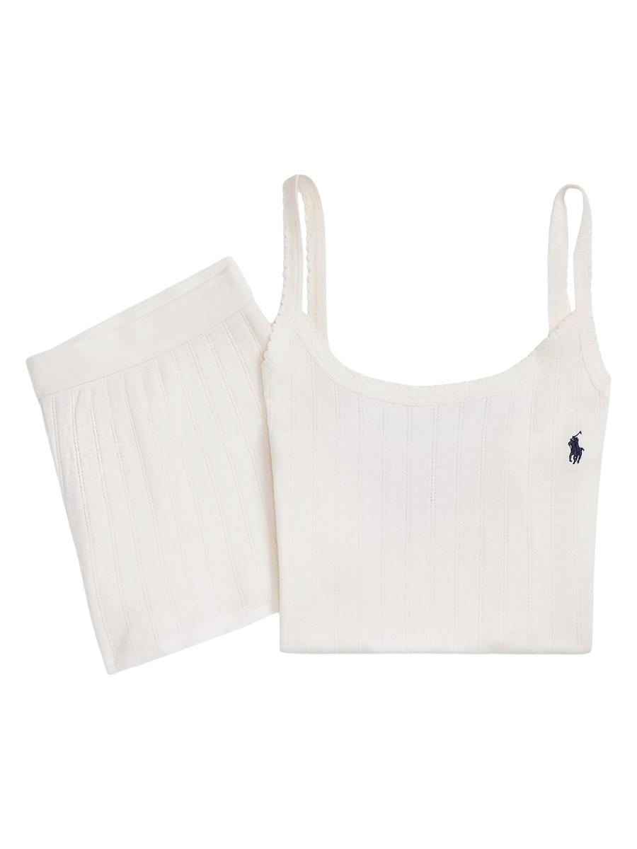 Polo Ralph Lauren Polo Pointelle Tank Boxer Pajamas | Saks Fifth