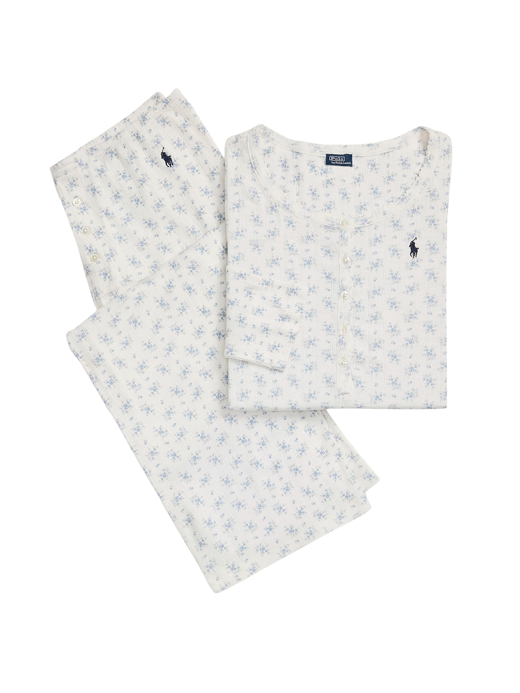 Polo Ralph Lauren Women's Polo Pointelle Henley Pajamas - Colby Floral