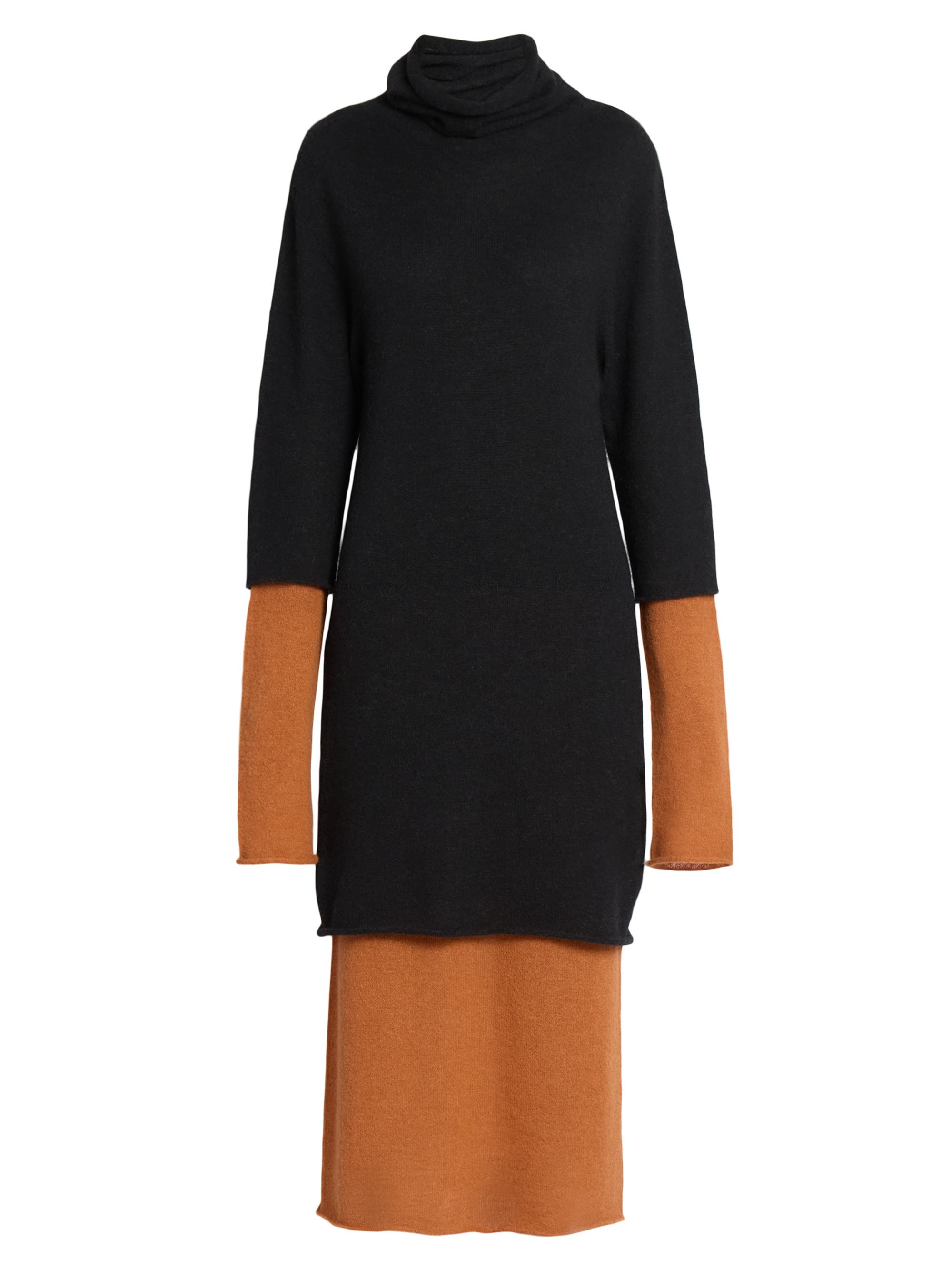 Issey Miyake Interplay Alpaca-Blend Turtleneck Midi-Dress | Saks