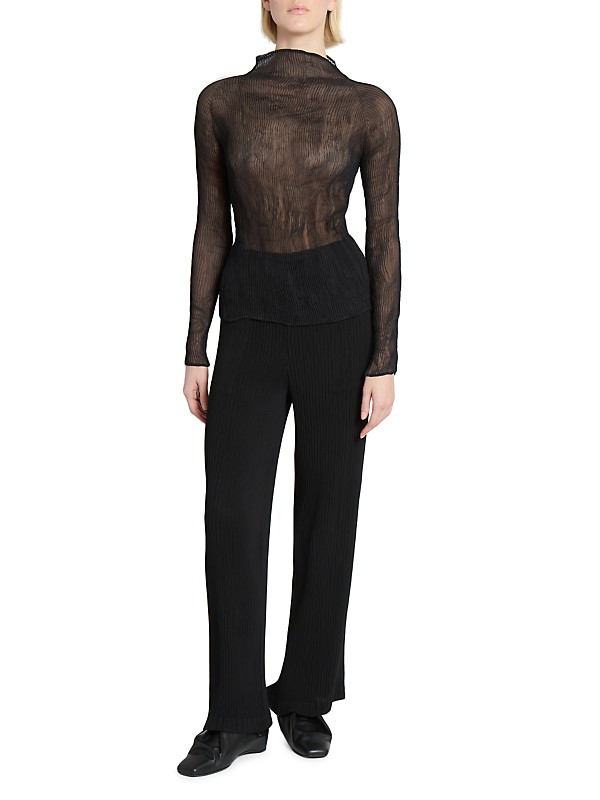 Shop Issey Miyake Chiffon Twist Plissé Shirt | Saks Fifth Avenue Shop Issey Miyake Chiffon Twist Plissé Shirt | Saks Fifth Avenue