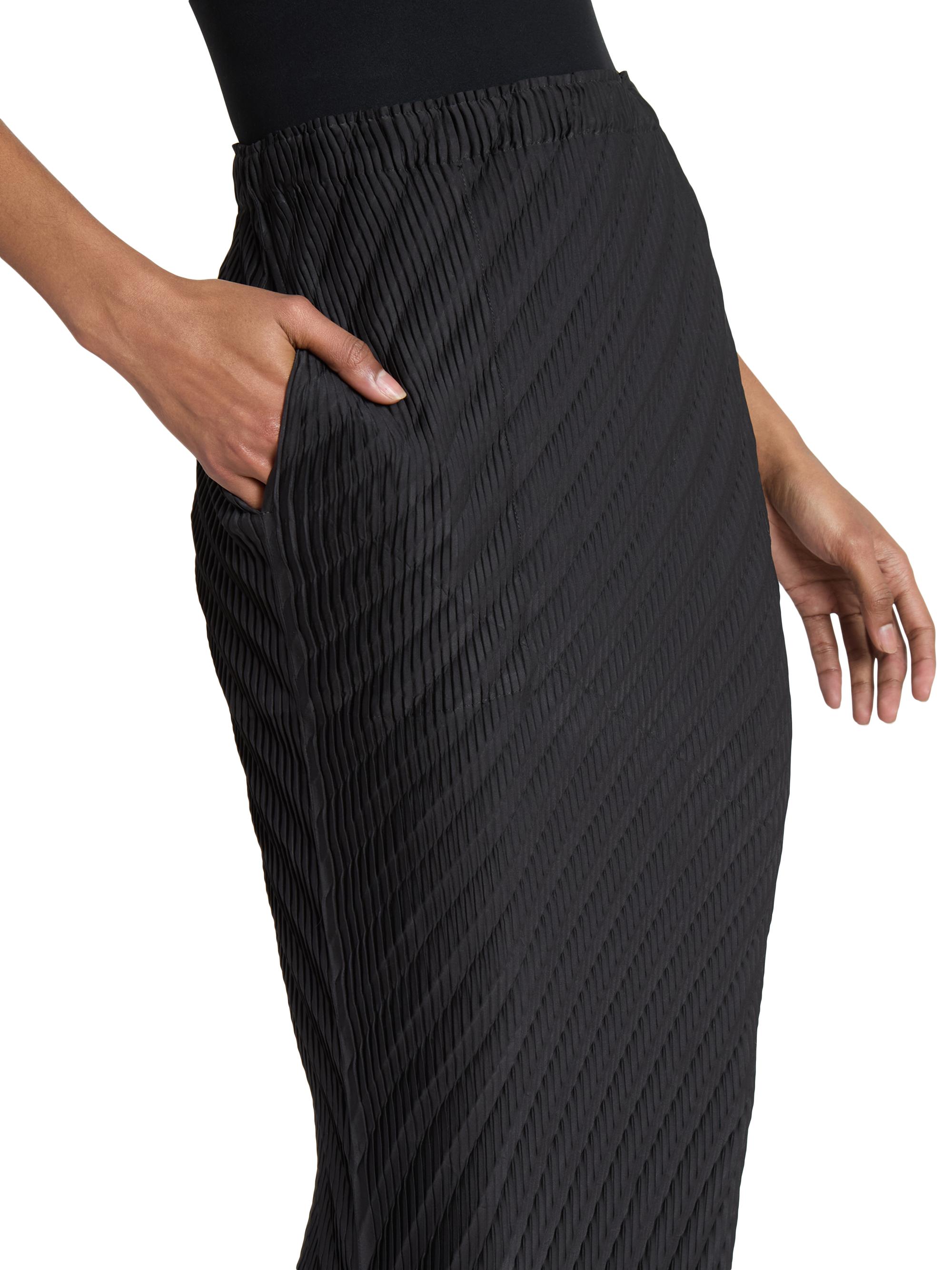Issey Miyake Nuance Pleats Solid Maxi Skirt | Saks Fifth Avenue