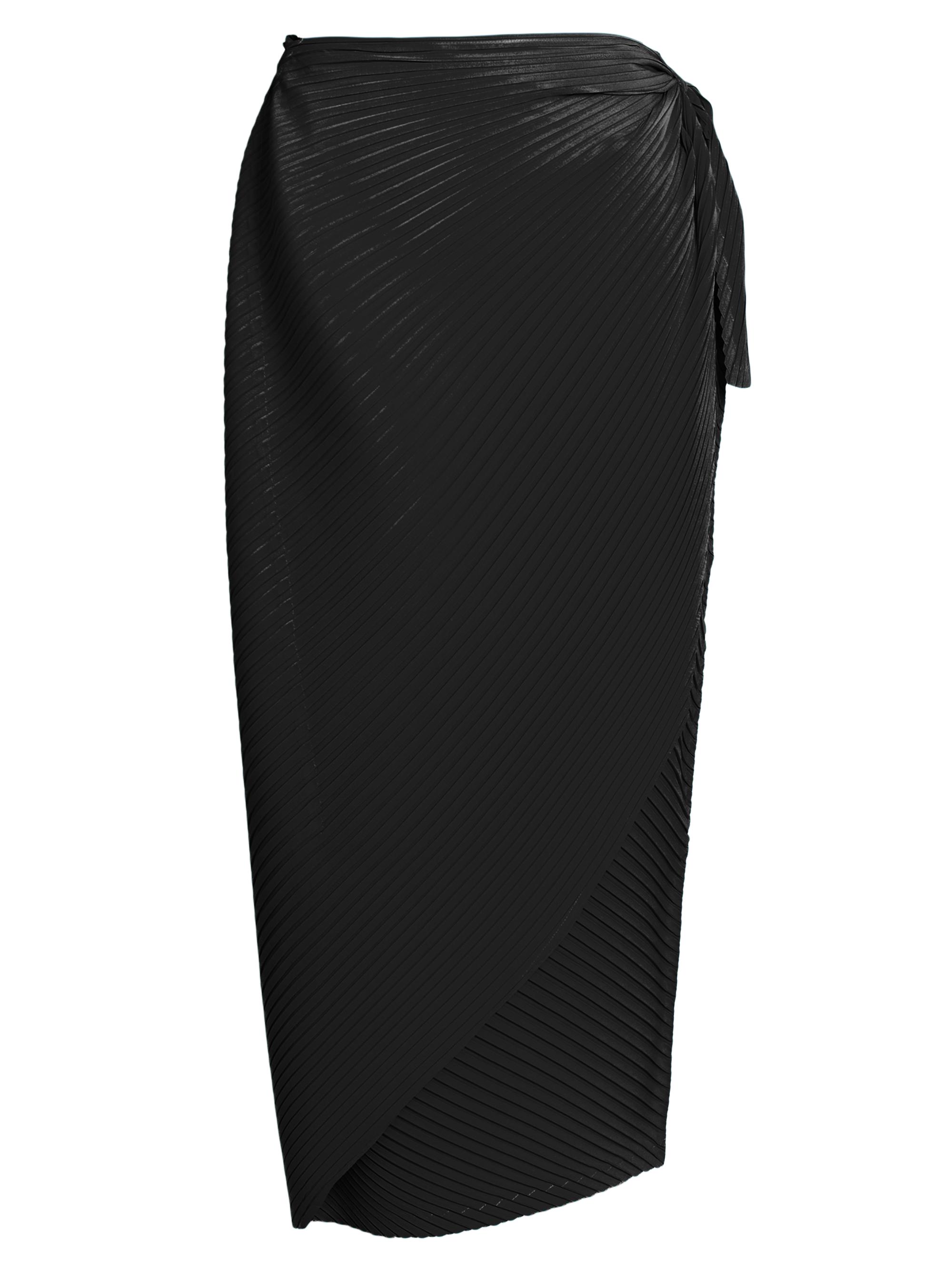 イッセイミヤケ　VIGOR PLEATS　スカート Issey Miyake Vigor Pleats Solid Midi-Skirt | Saks Fifth Avenue