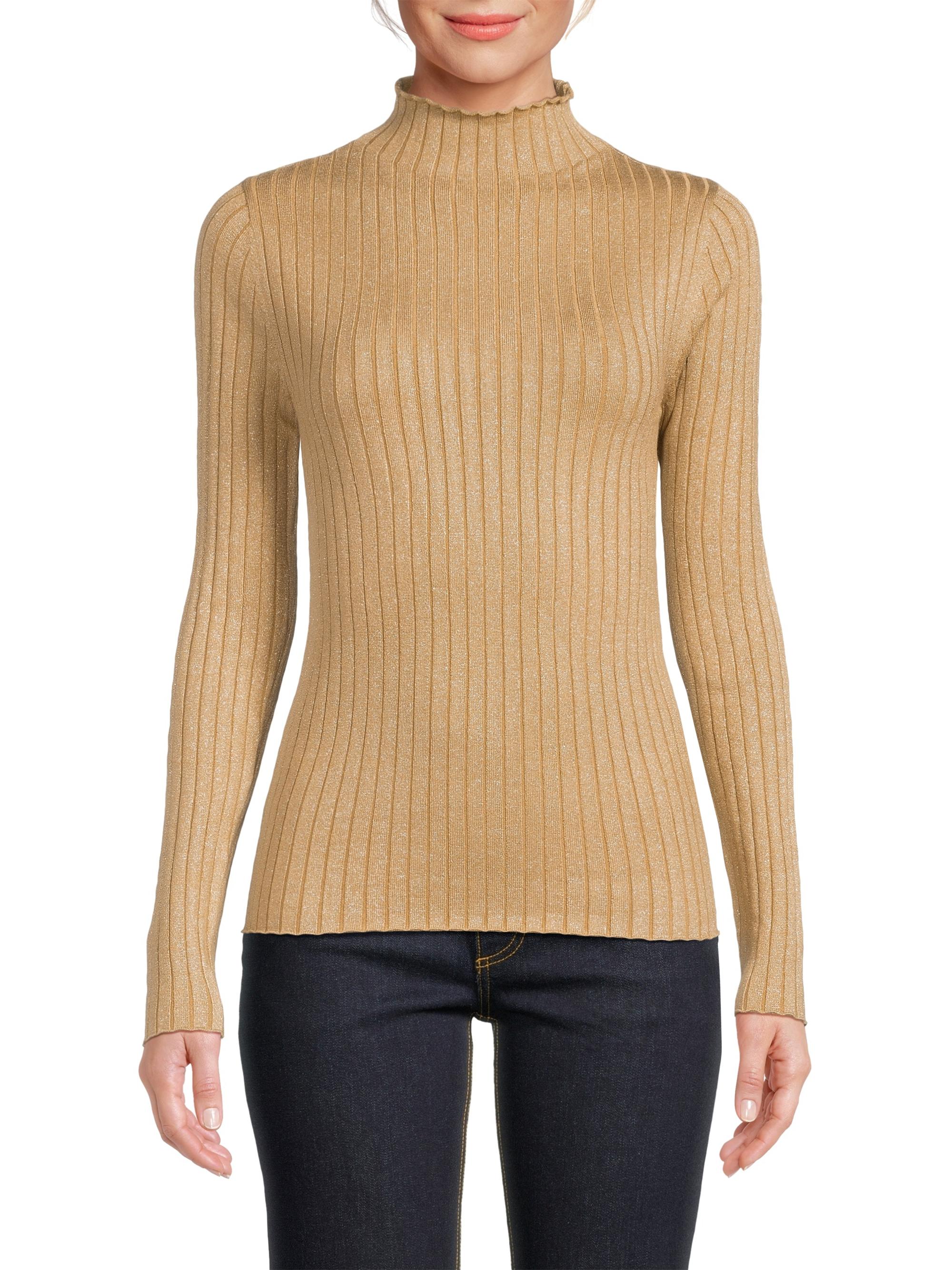 Majestic Filatures Metallic Mock Turtleneck Sweater | Saks Fifth