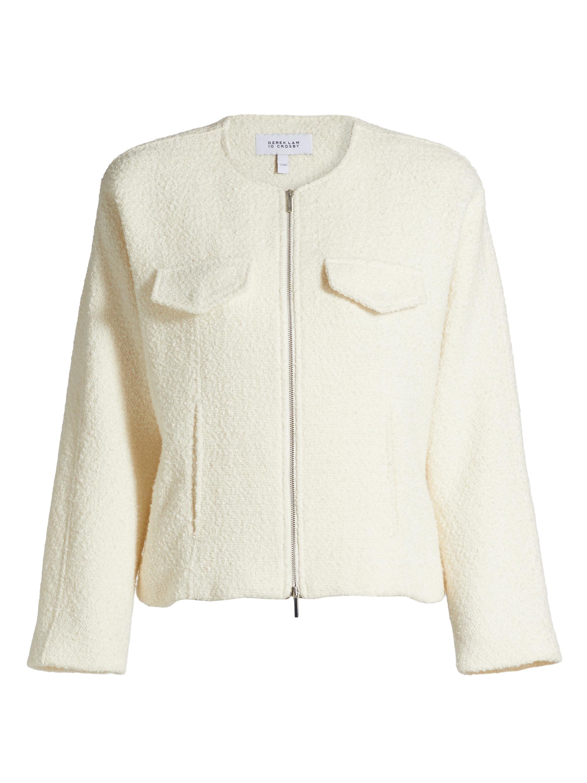 Derek Lam 10 Crosby Prewett Zip-Front Jacket | Saks Fifth Avenue