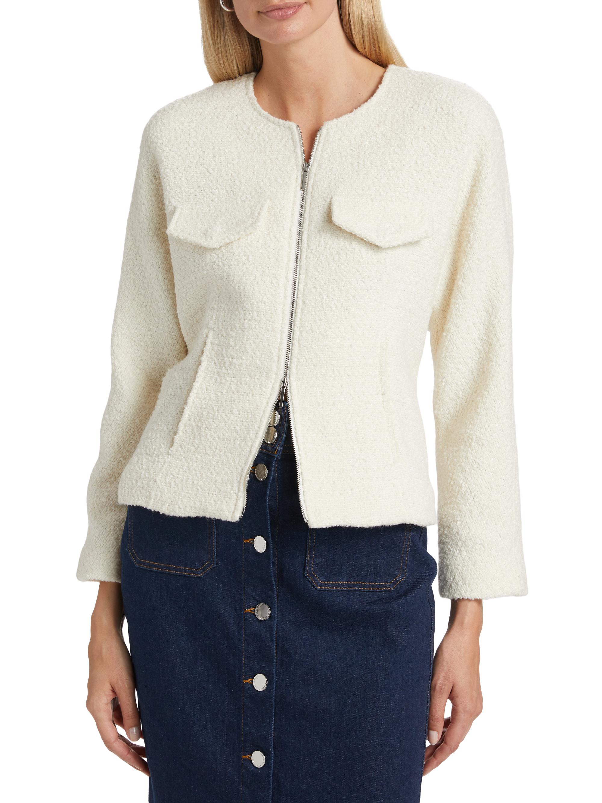 Derek Lam 10 Crosby Prewett Zip-Front Jacket | Saks Fifth Avenue