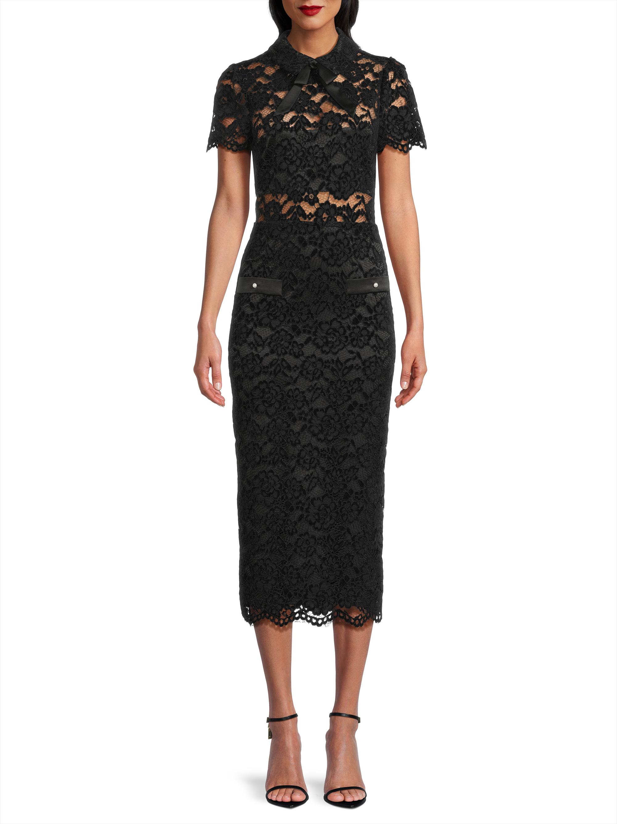 Likely Randy Fitted Lace Midi-Dress | Saks Fifth Avenue