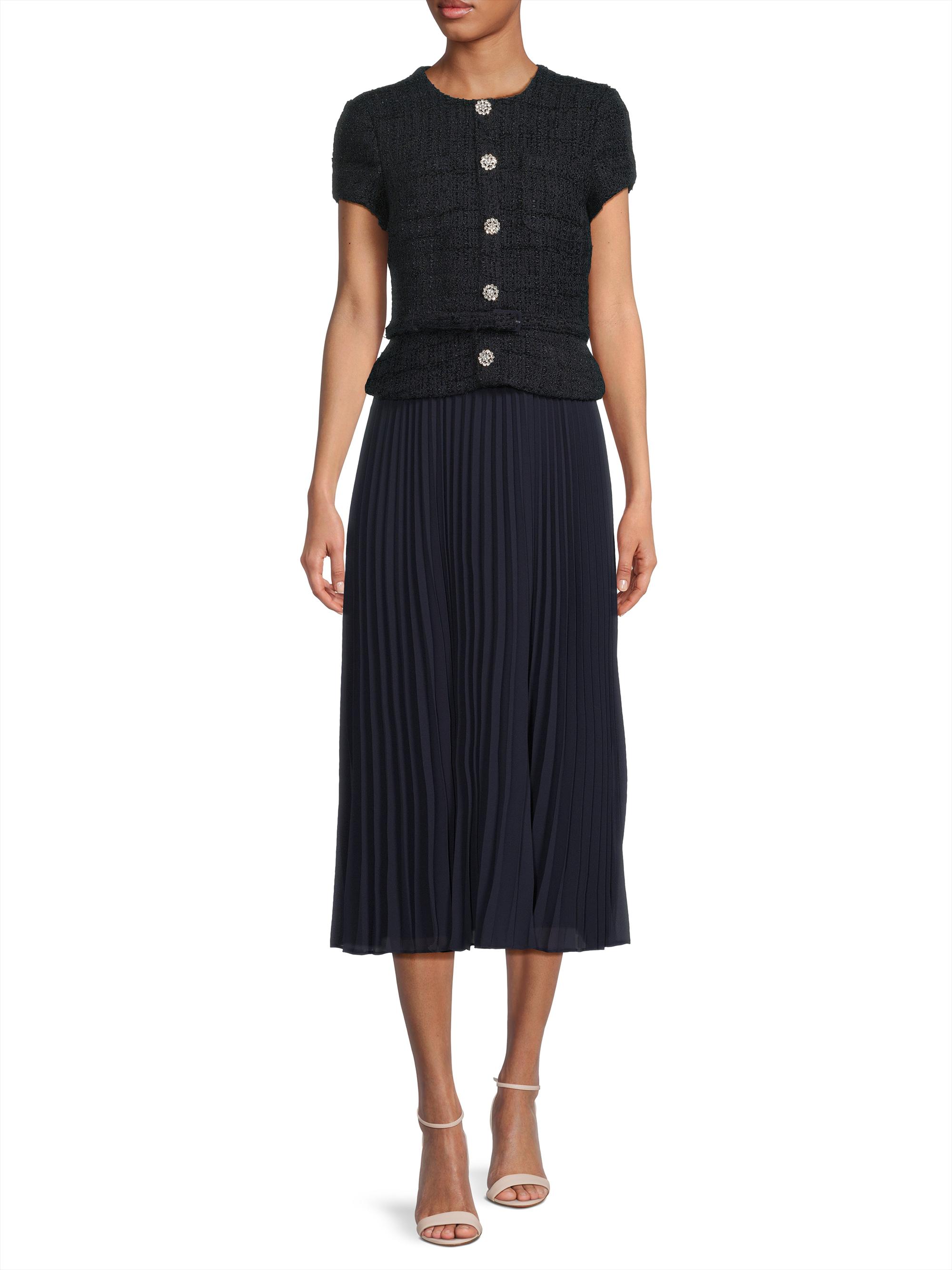 Likely Pamela Pieced Tweed Midi-Dress | Saks Fifth Avenue