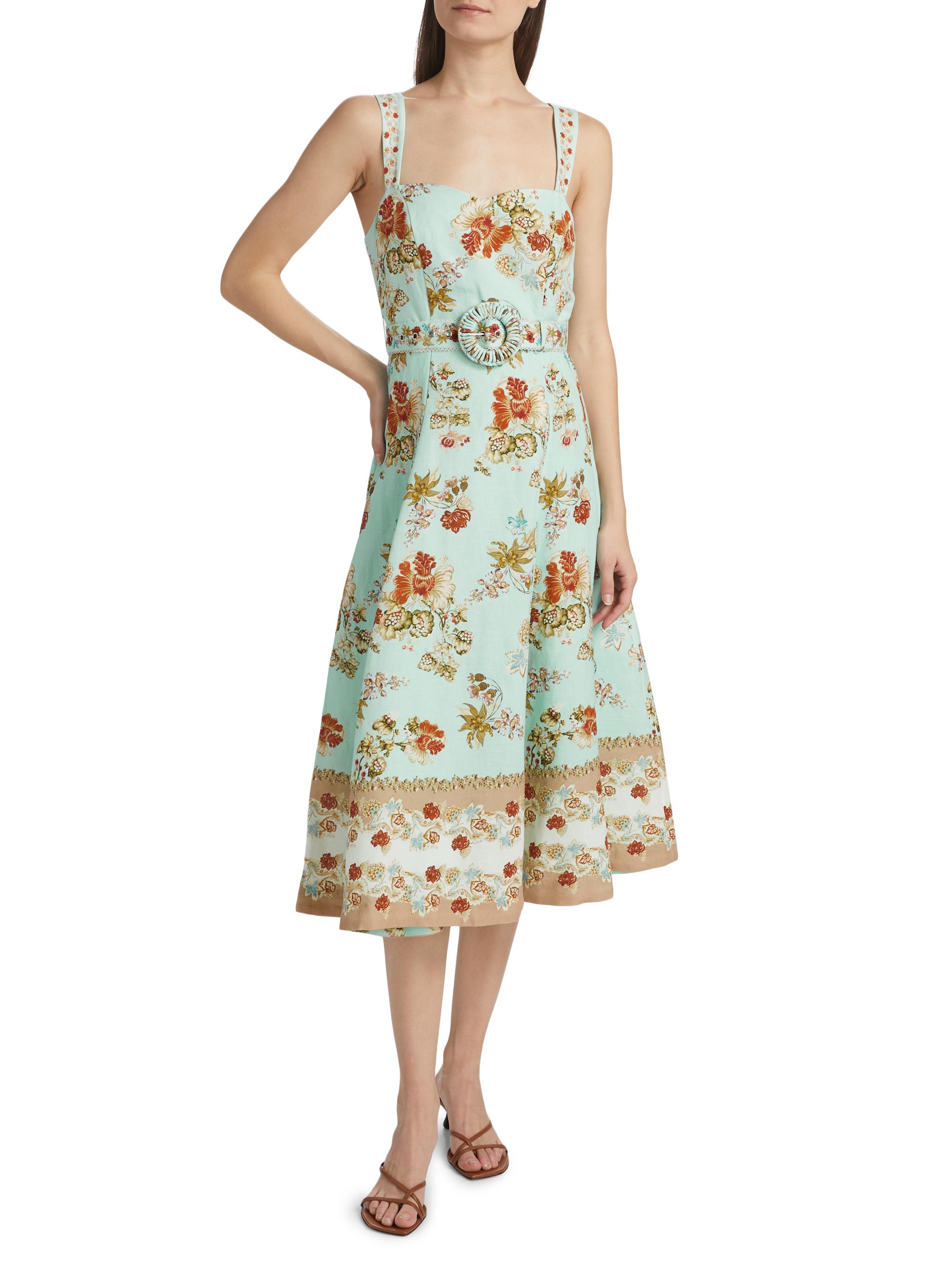 knee length dresses for ladies Diza Cotton Midi Dress  Hemant & Nandita