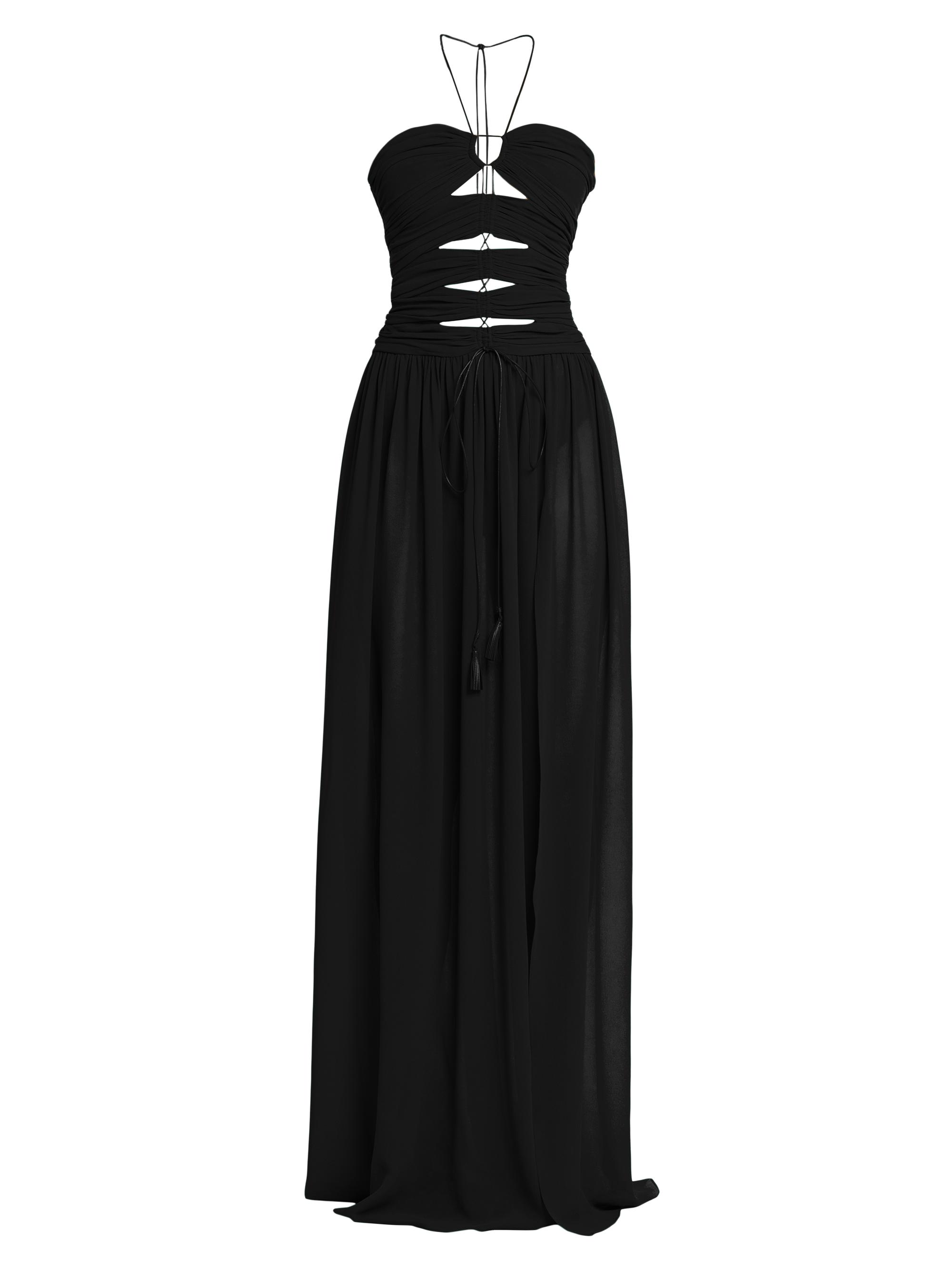 TOM FORD Women's Silk Georgette Cut-Out Gown - Black