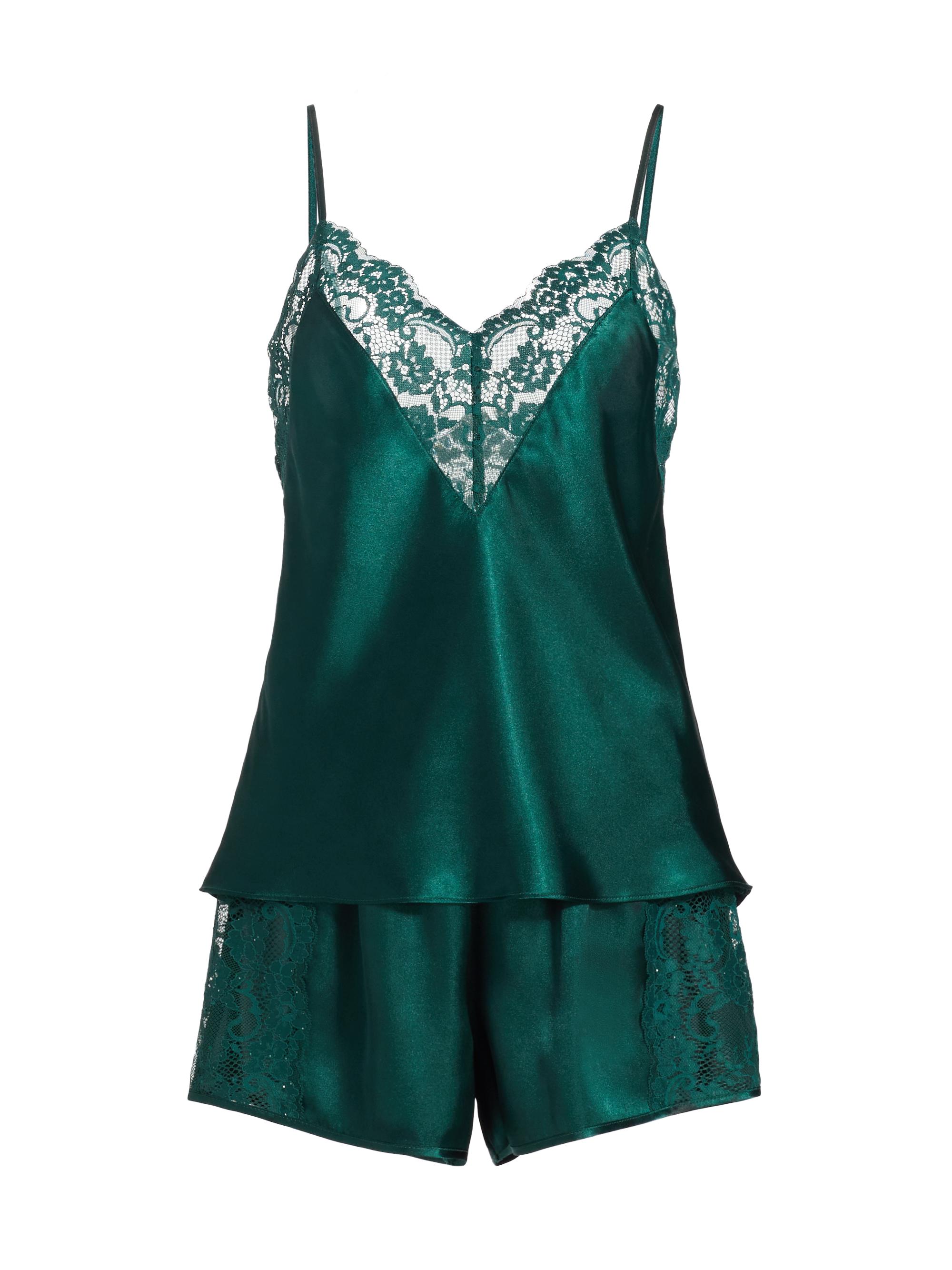 In Bloom Women's Rory Satin Cami & Shorts Set - Pine