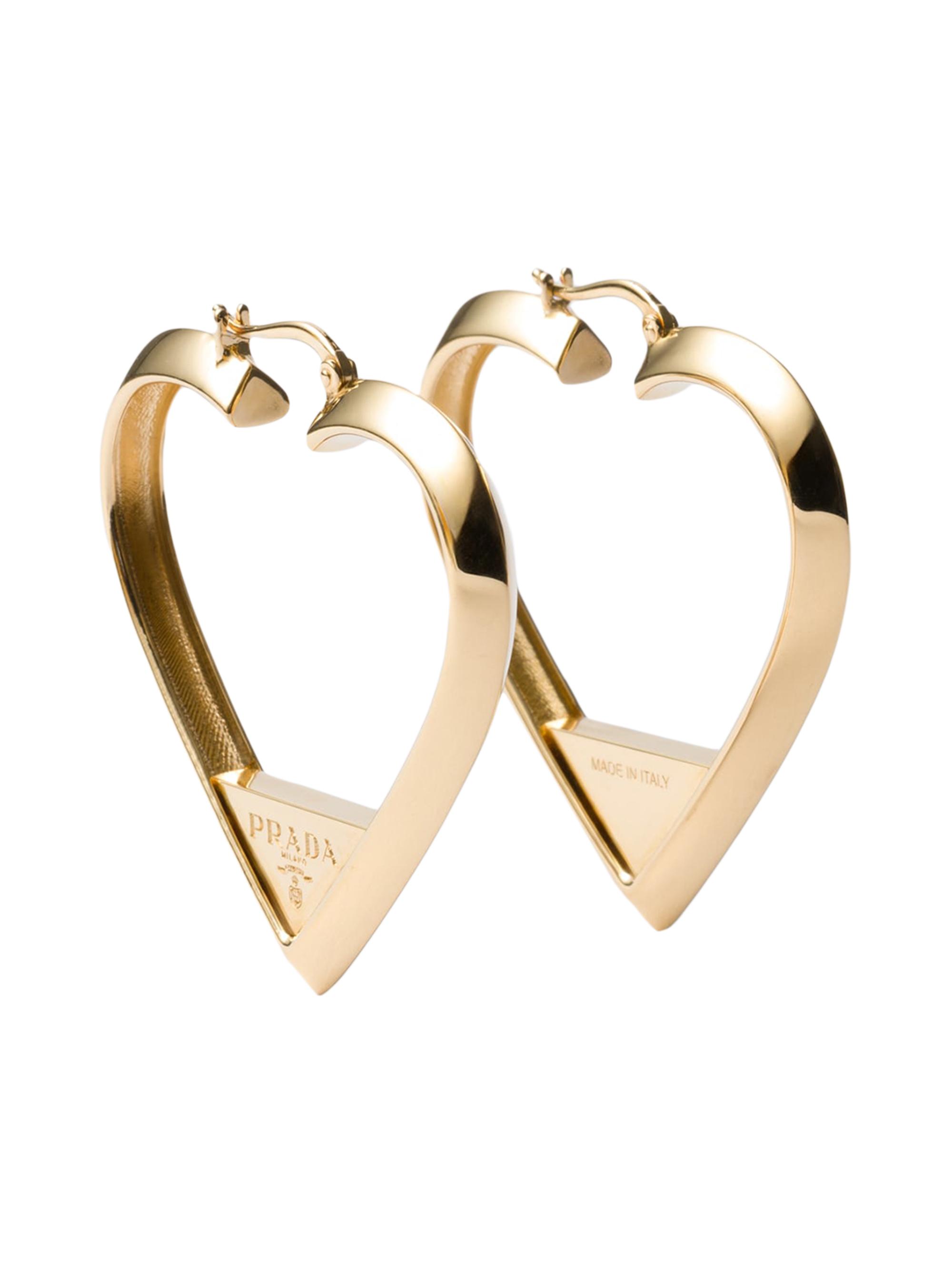 Prada Women's Metal Earrings - Gold
