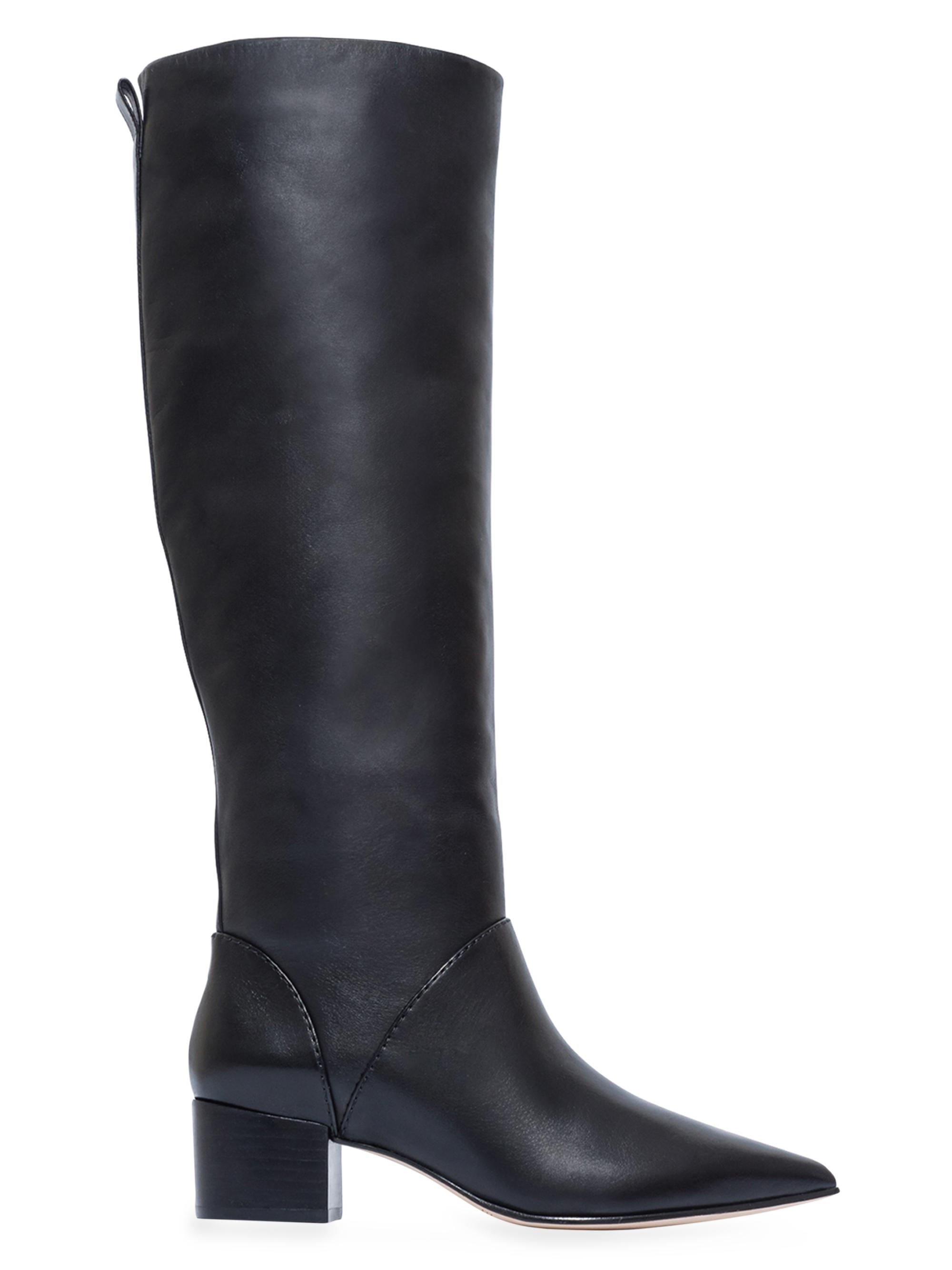 Bernardo Women's Milano Knee-High Pointed Toe Boots - Black