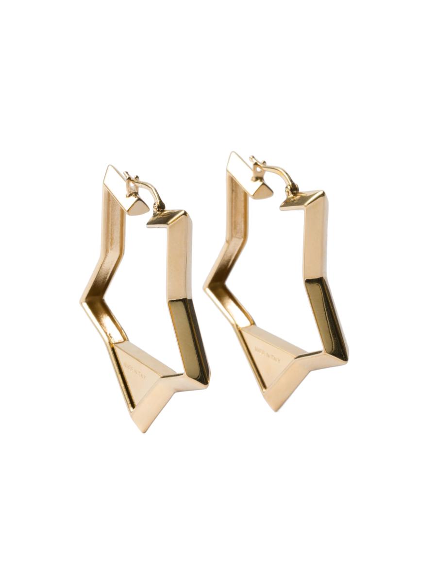 Prada Metal Earrings | Saks Fifth Avenue