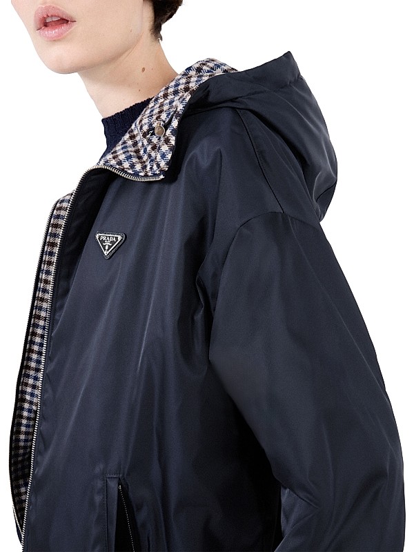 Shop Prada Re-Nylon Blouson Jacket | Saks Fifth Avenue Shop Prada Re-Nylon Blouson Jacket | Saks Fifth Avenue