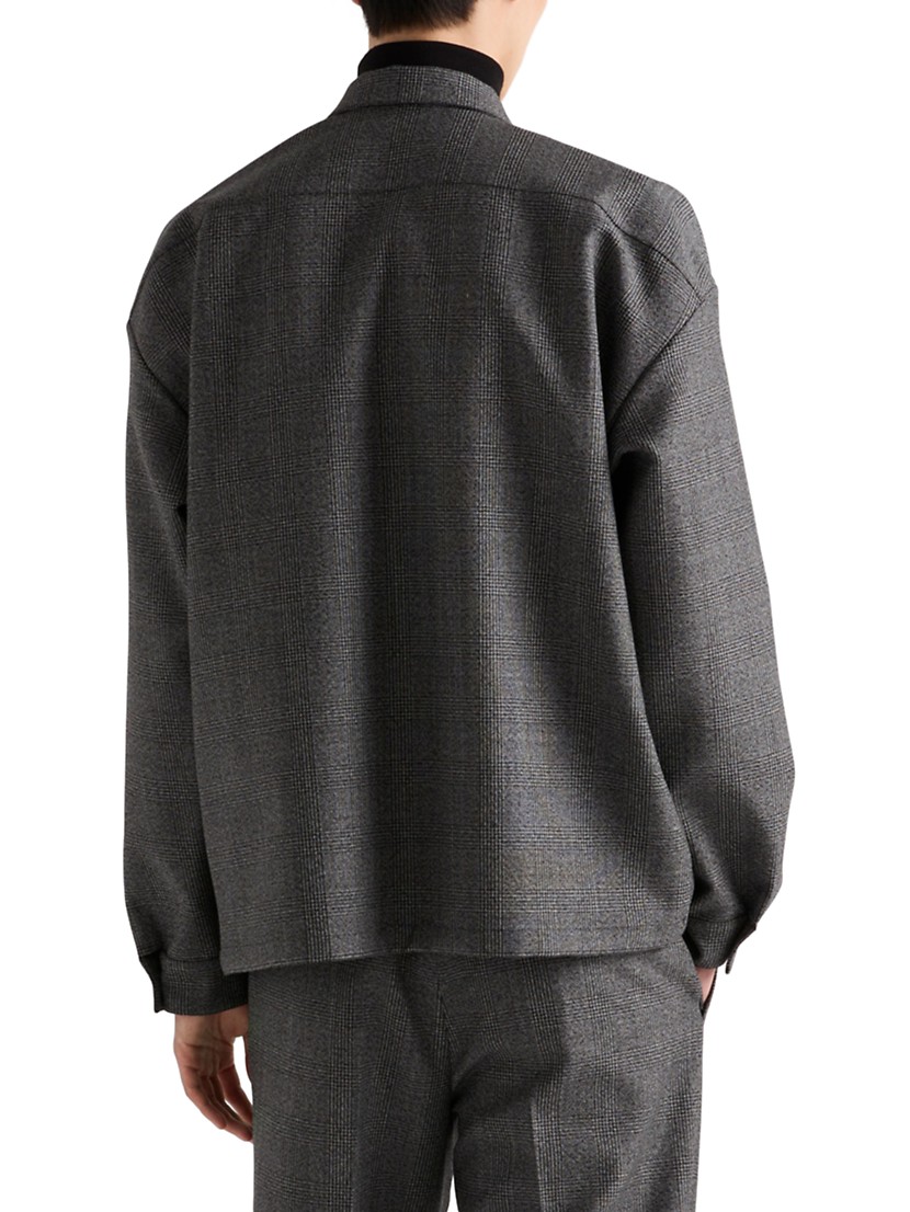 Shop Prada Wool Zipper Shirt | Saks Fifth Avenue Shop Prada Wool Zipper Shirt | Saks Fifth Avenue