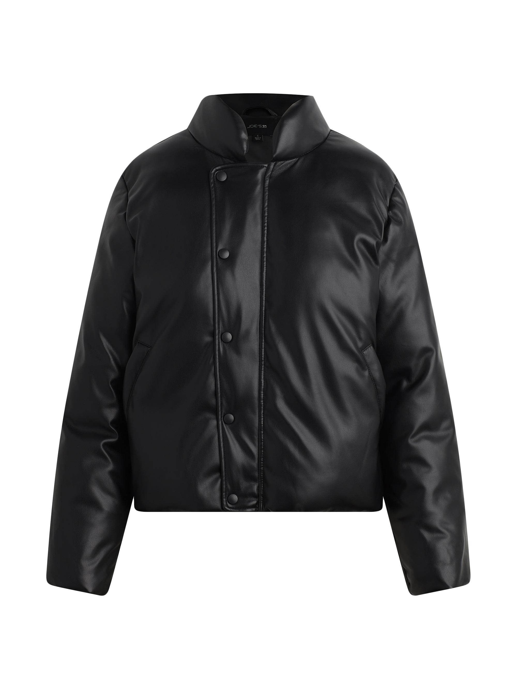 Joe's Jeans The Kiki Padded Faux Leather Bomber Jacket | Saks