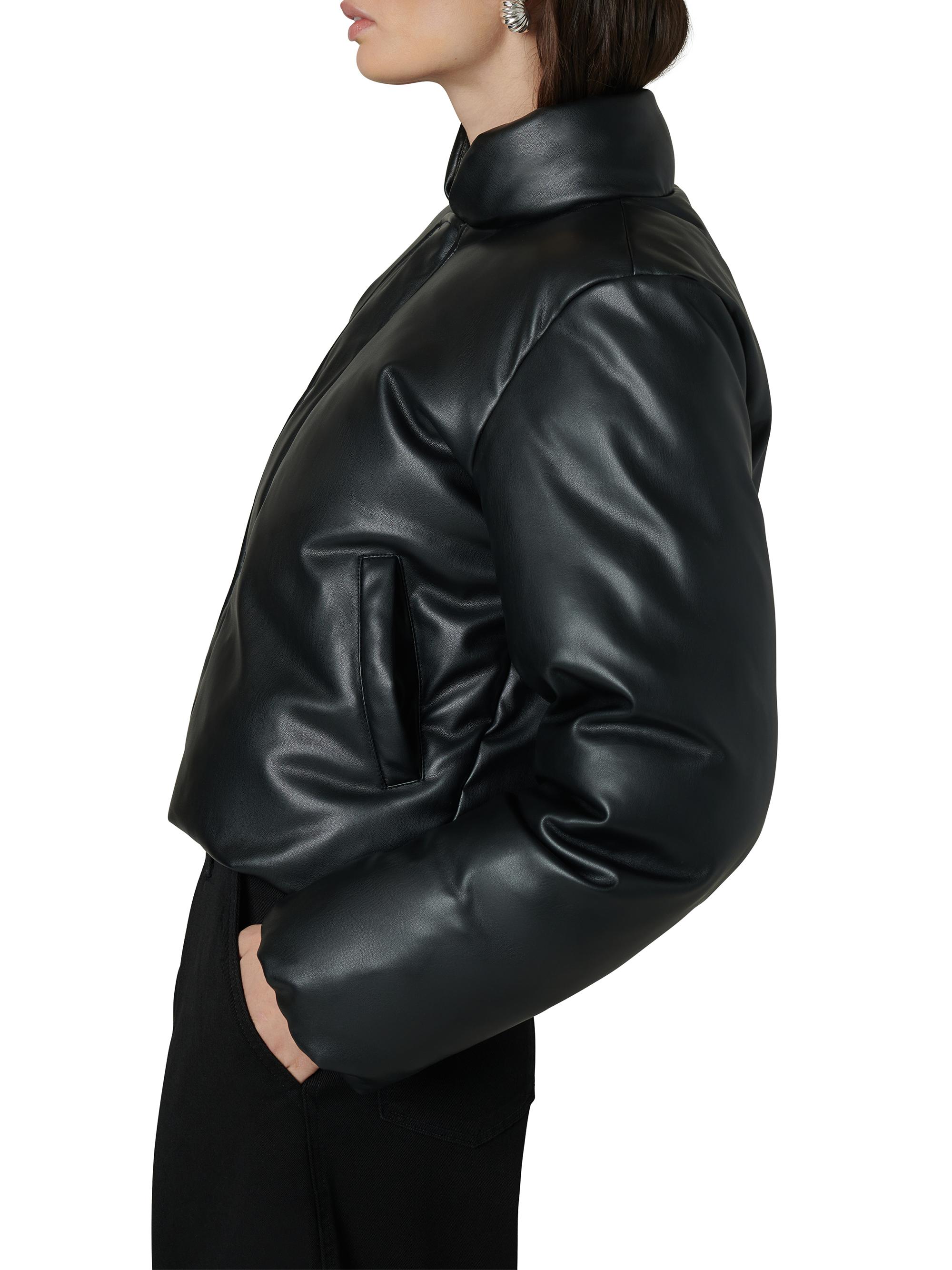 Joe's Jeans The Kiki Padded Faux Leather Bomber Jacket | Saks