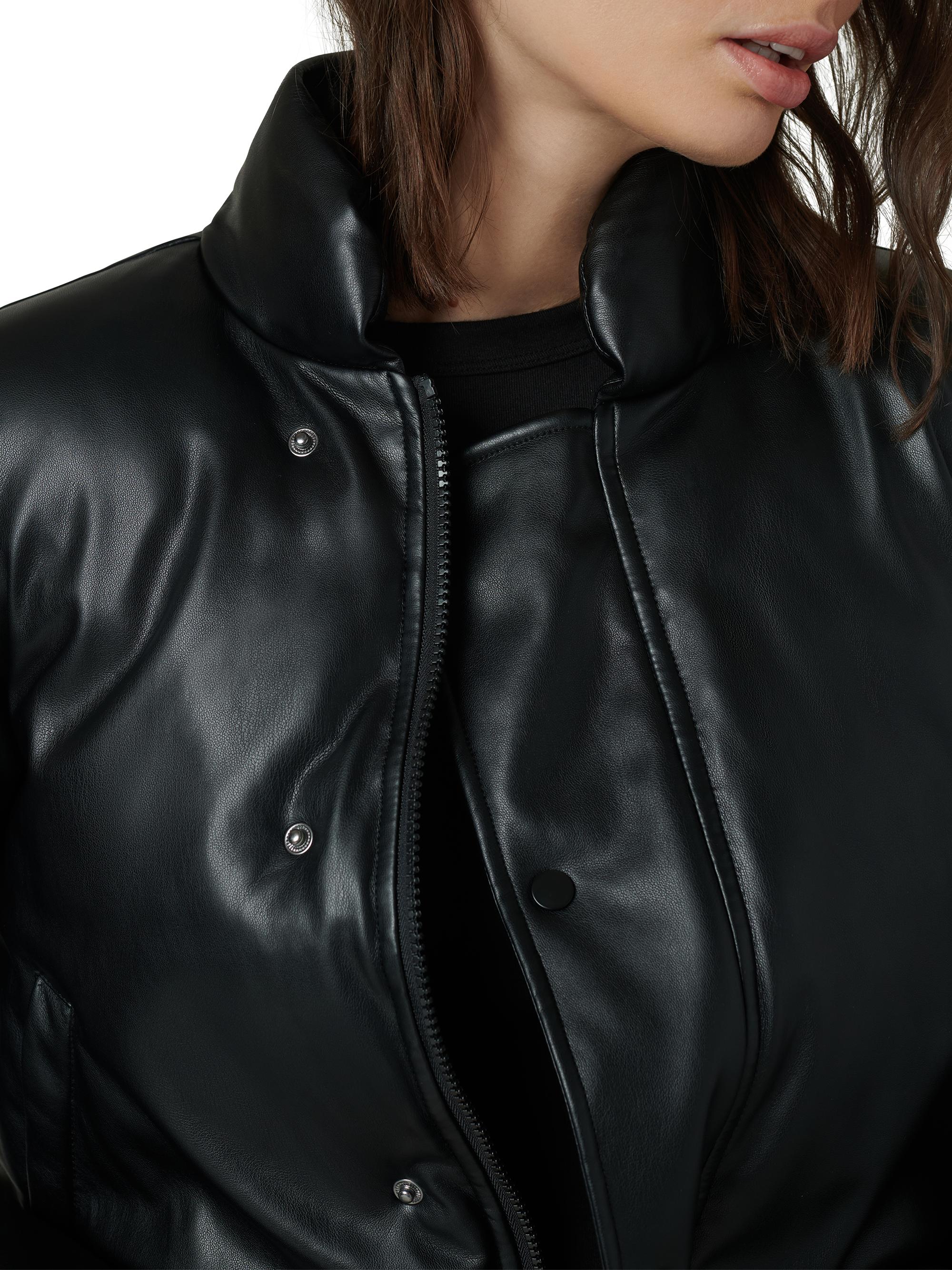 Joe's Jeans The Kiki Padded Faux Leather Bomber Jacket | Saks