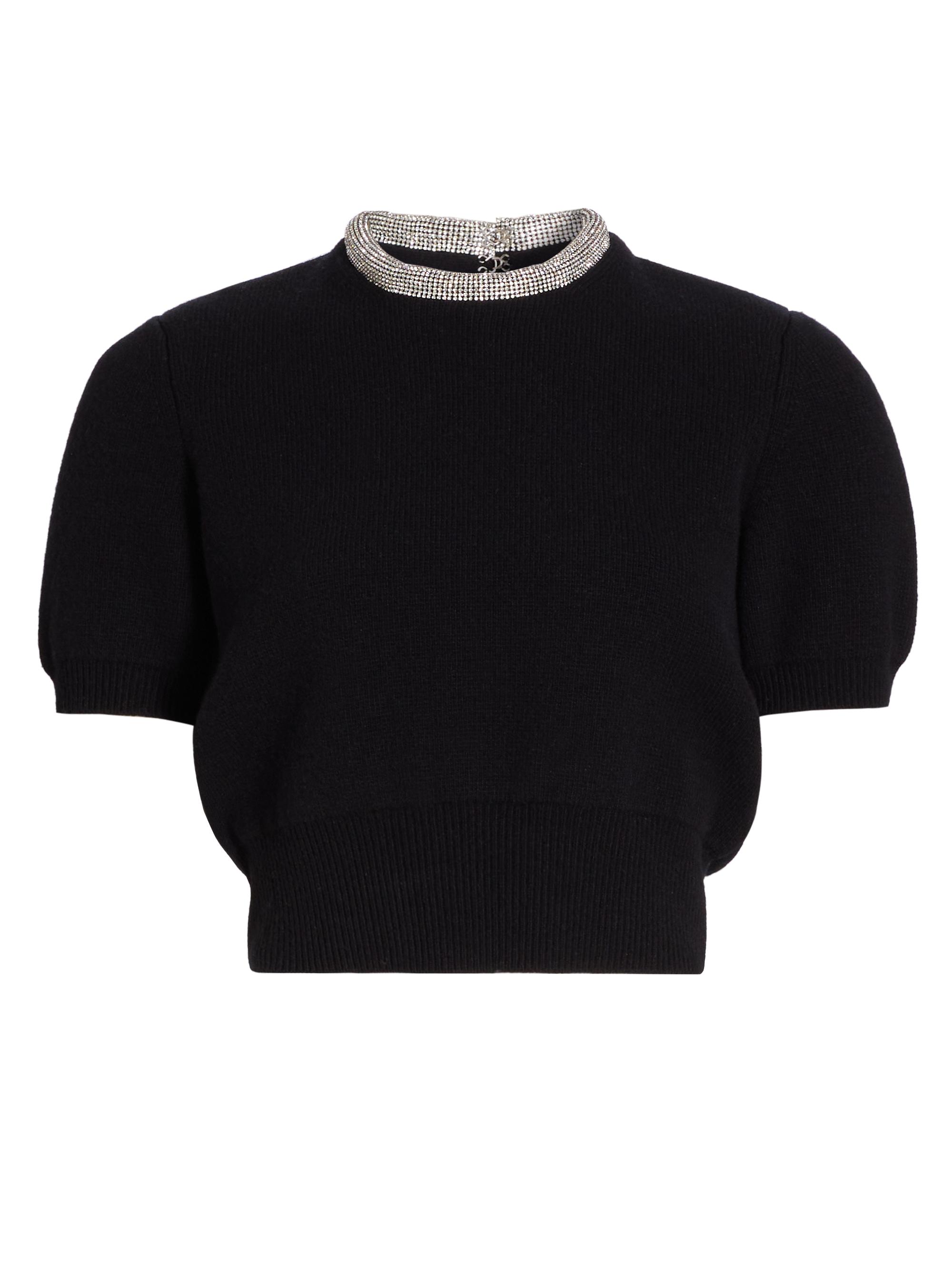 トップス Alexander Wang Alexander Wang Embellished Collar Top | Saks Fifth Avenue