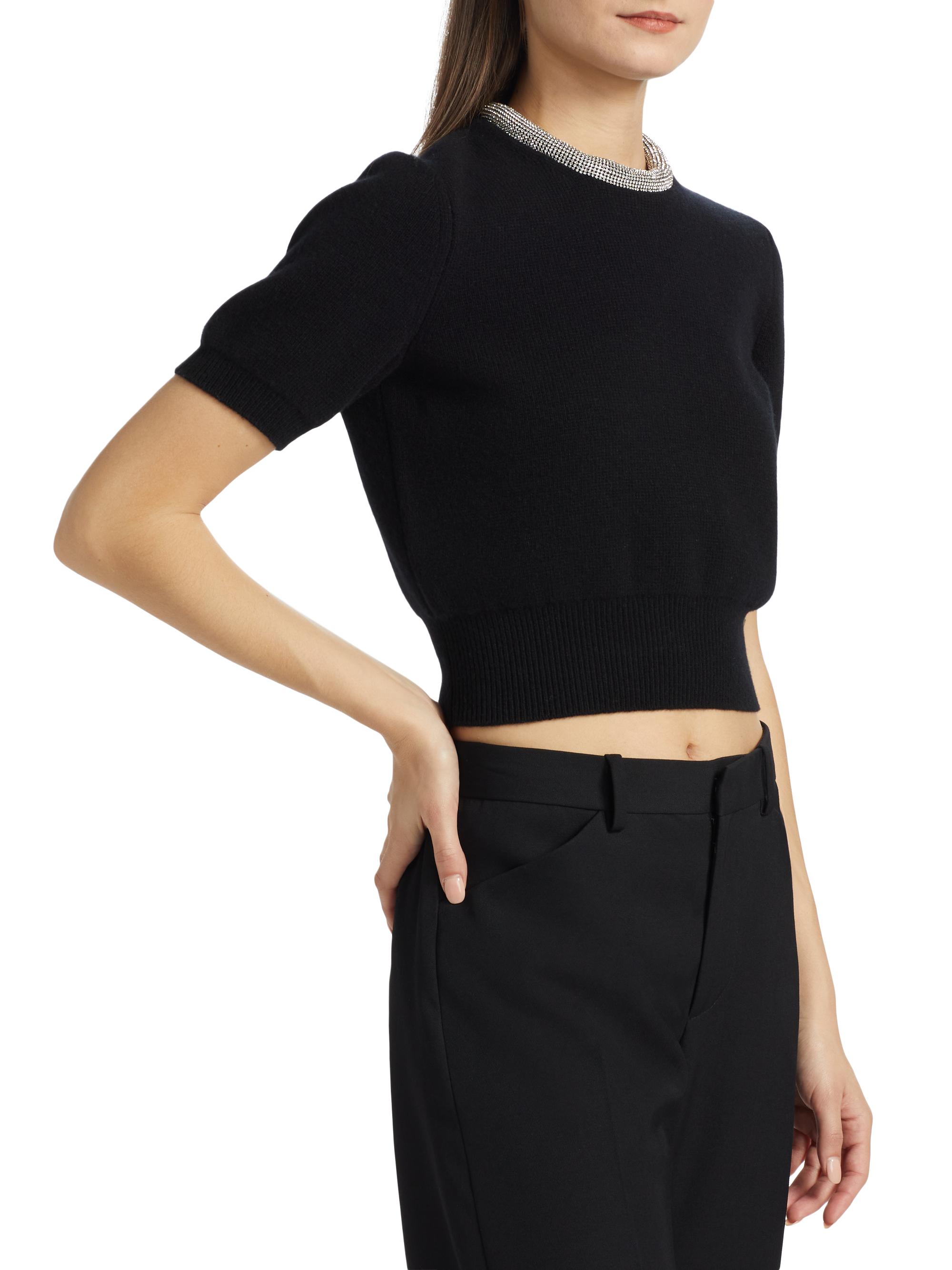 トップス Alexander Wang Alexander Wang Embellished Collar Top | Saks Fifth Avenue