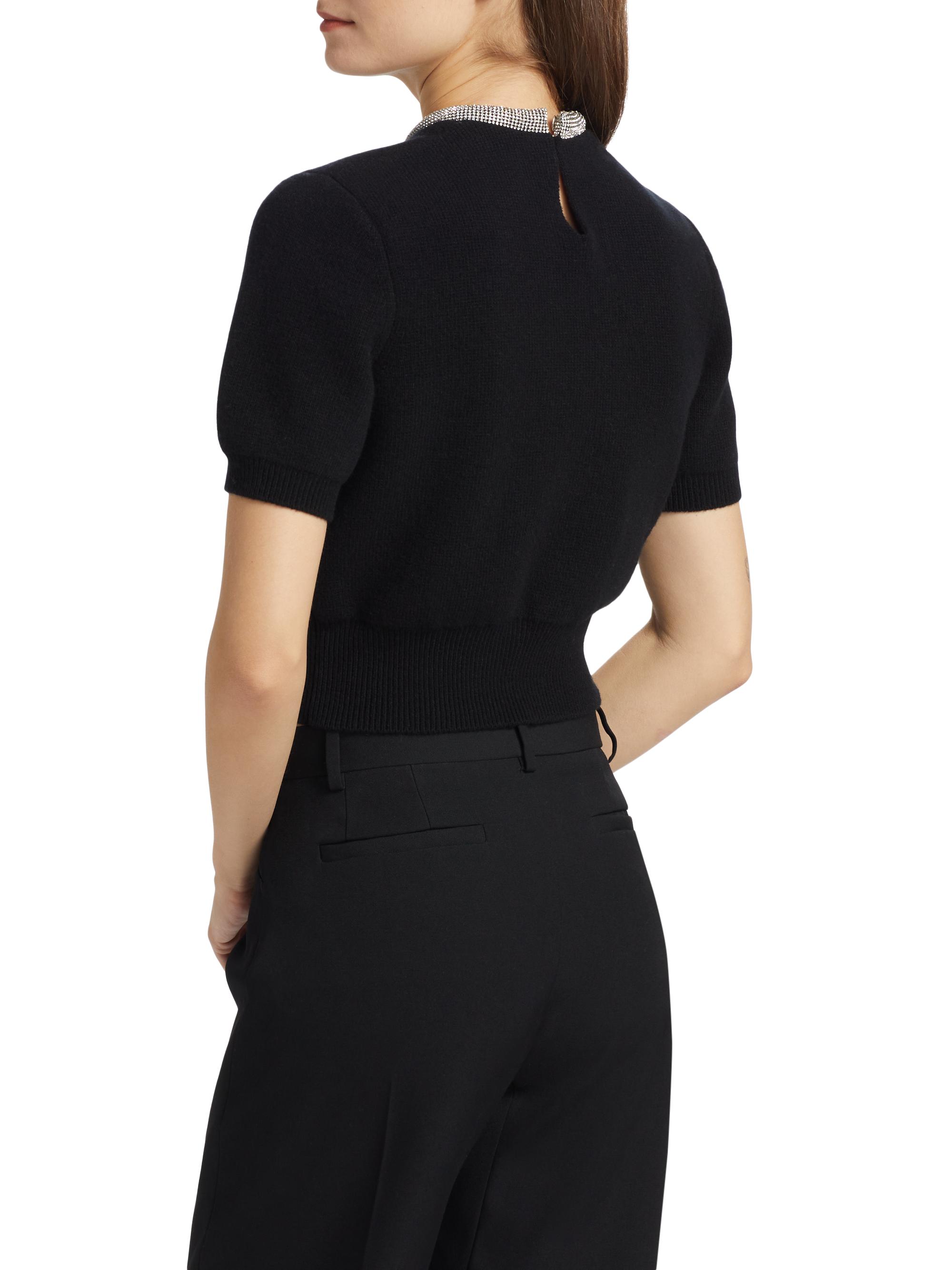 Alexander Wang Embellished Collar Top | Saks Fifth Avenue
