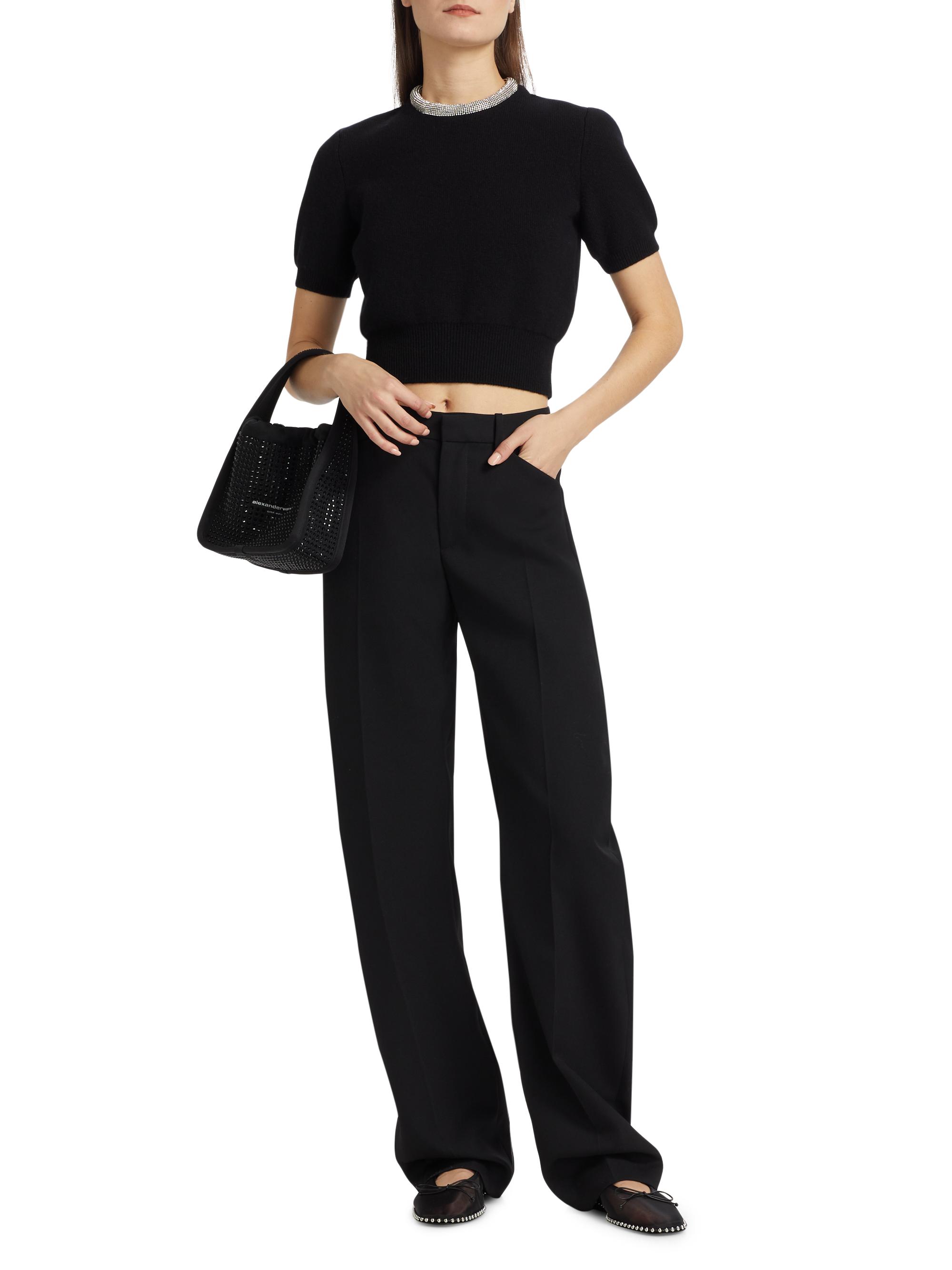 bodywear by alexanderwang クロップド長袖トップス 8CC2238047001E.jpg?sw=1536