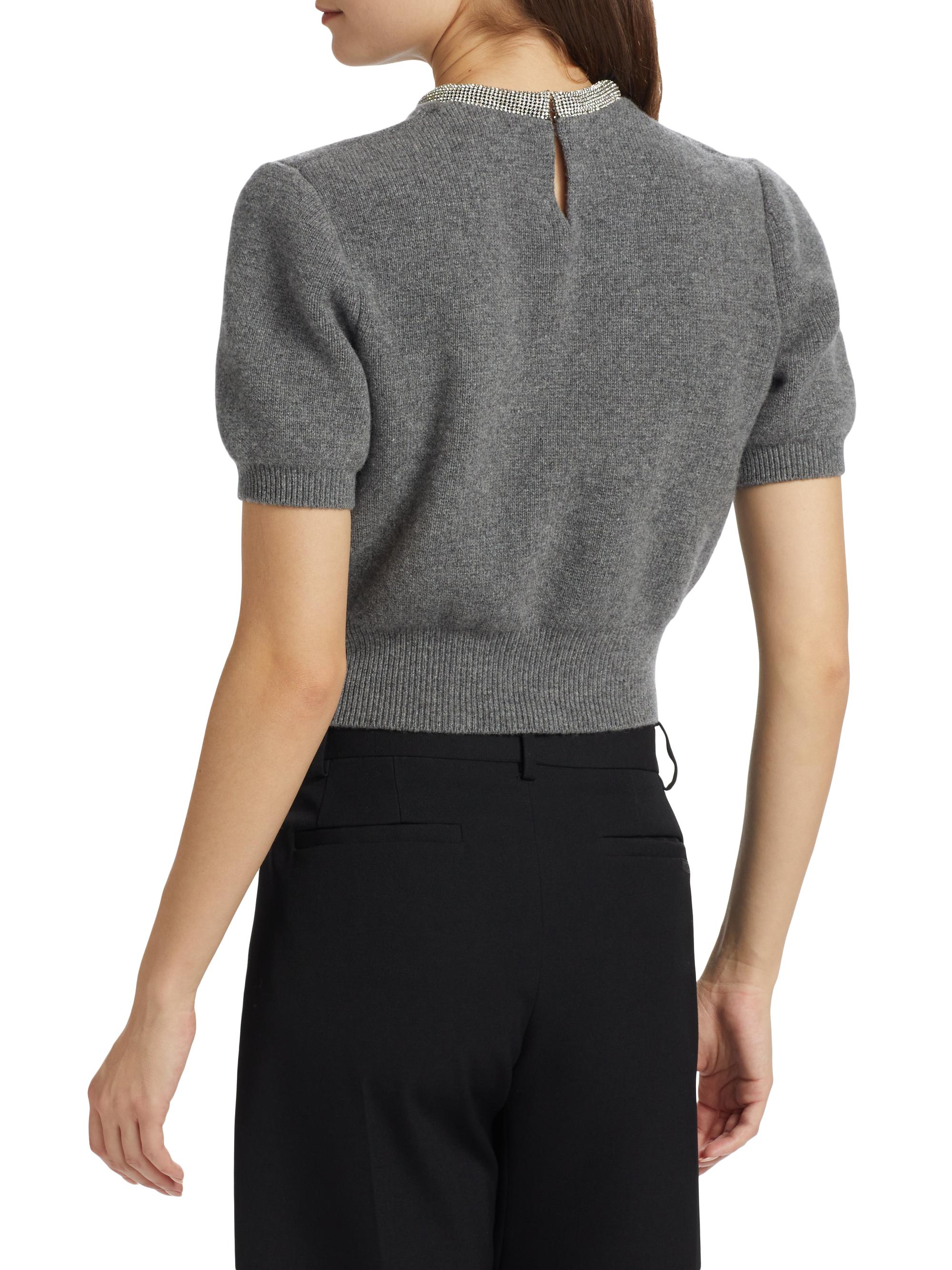 【美品】✨ Alexander Wang ✨ モックネックトップス ファスナー Alexander Wang Embellished Collar Top | Saks Fifth Avenue