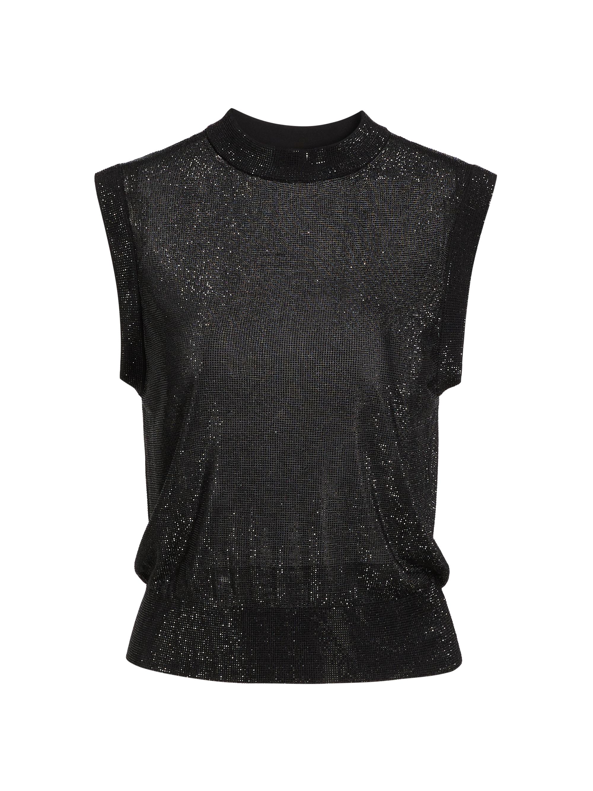Alexander Wang Beaded Mock Turtleneck Tank | Saks Fifth Avenue