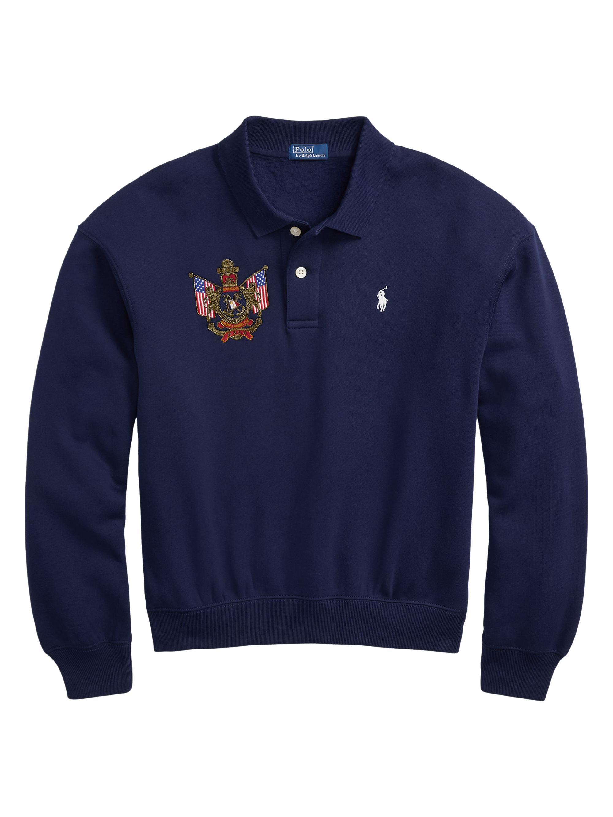 Polo Ralph Lauren Women's Appliqué Fleece Sweatshirt - Cruise Navy