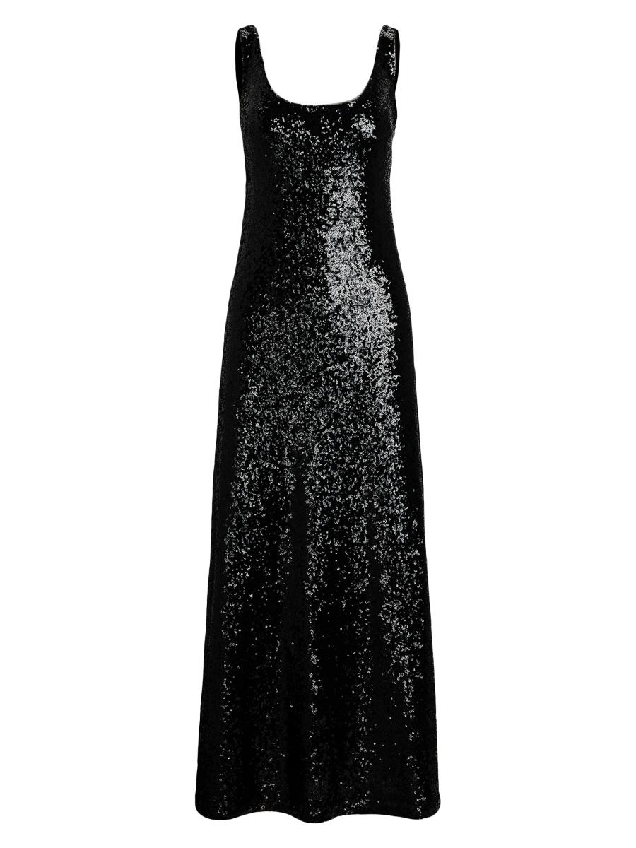 Polo Ralph Lauren Sequined Scoopneck Maxi-Dress | Saks Fifth