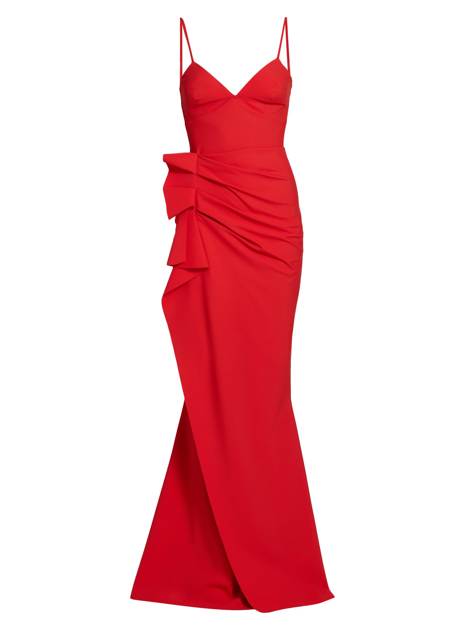 Chiara Boni La Petite Robe Gustina Ruffled Sweetheart Gown