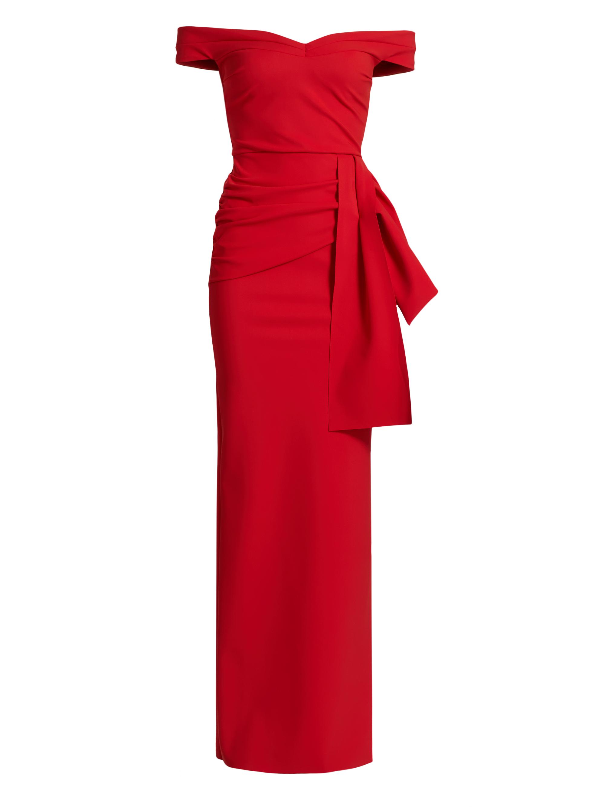 Chiara Boni La Petite Robe Women's Radeluii Off-the-Shoulder Dress - Red