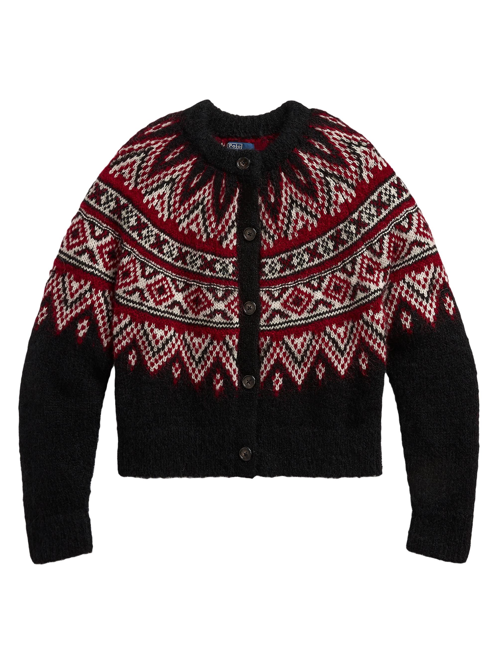 Polo Ralph Lauren Fair Isle-Inspired Alpaca-Blend Cardigan