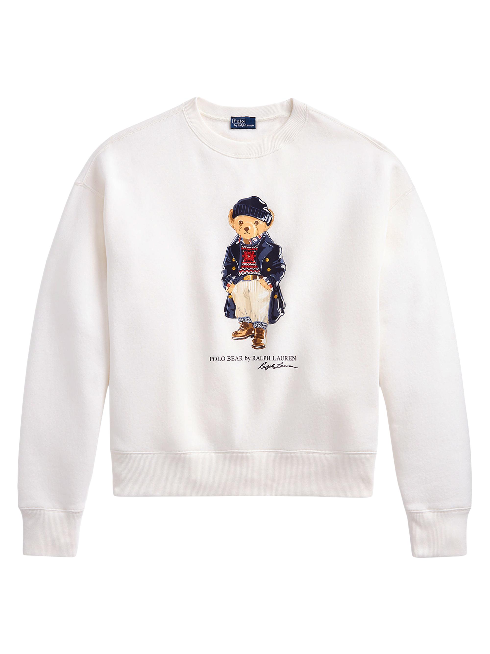 Polo Ralph Lauren Women's Polo Bear Fleece Sweatshirt - Nevis