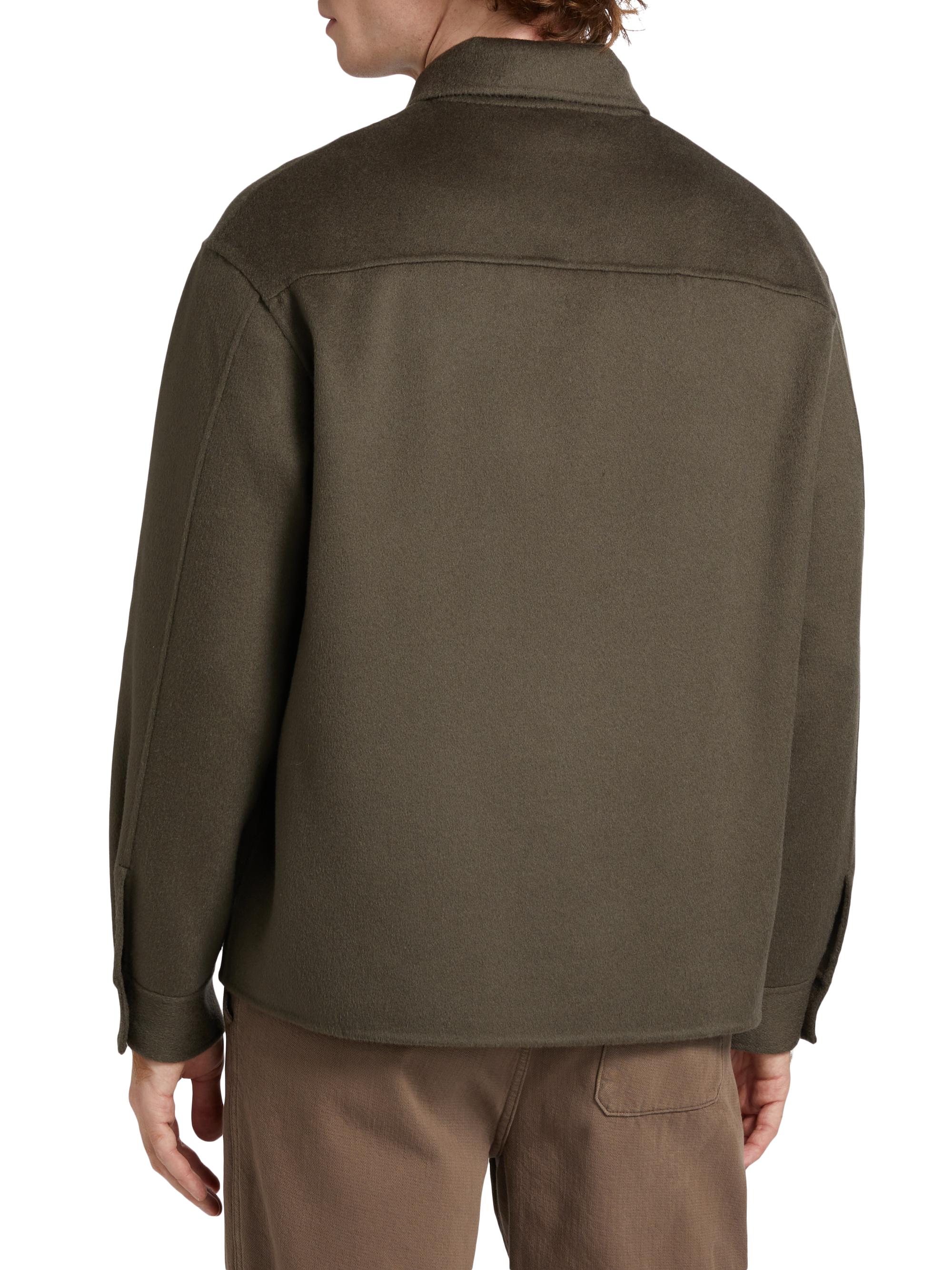 Frame Double-Pocket Wool Overshirt | Saks Fifth Avenue