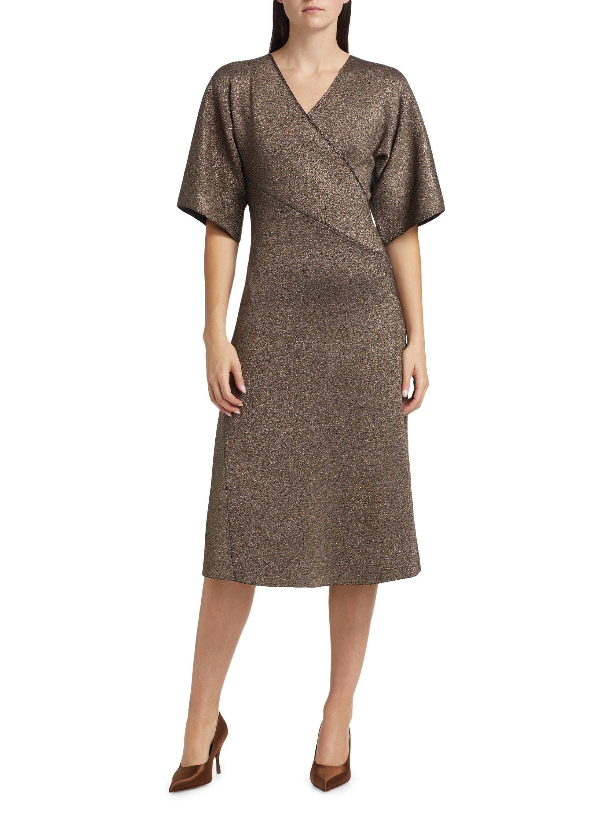 knee length dresses for ladies Hlne red floral-jacquard midi dress