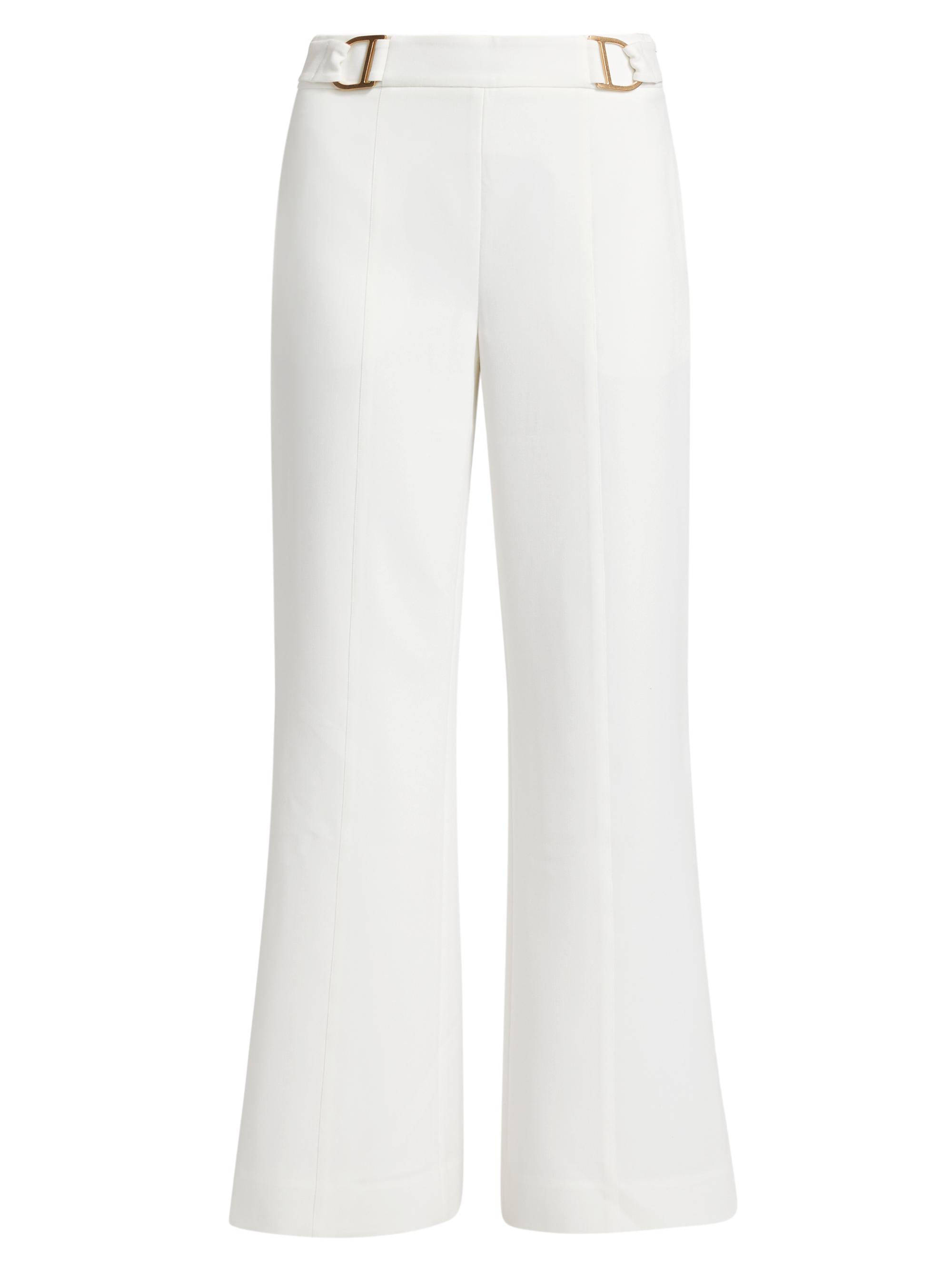 Elie Tahari Women's The Inez High-Rise Wide-Leg Pants - Sky White