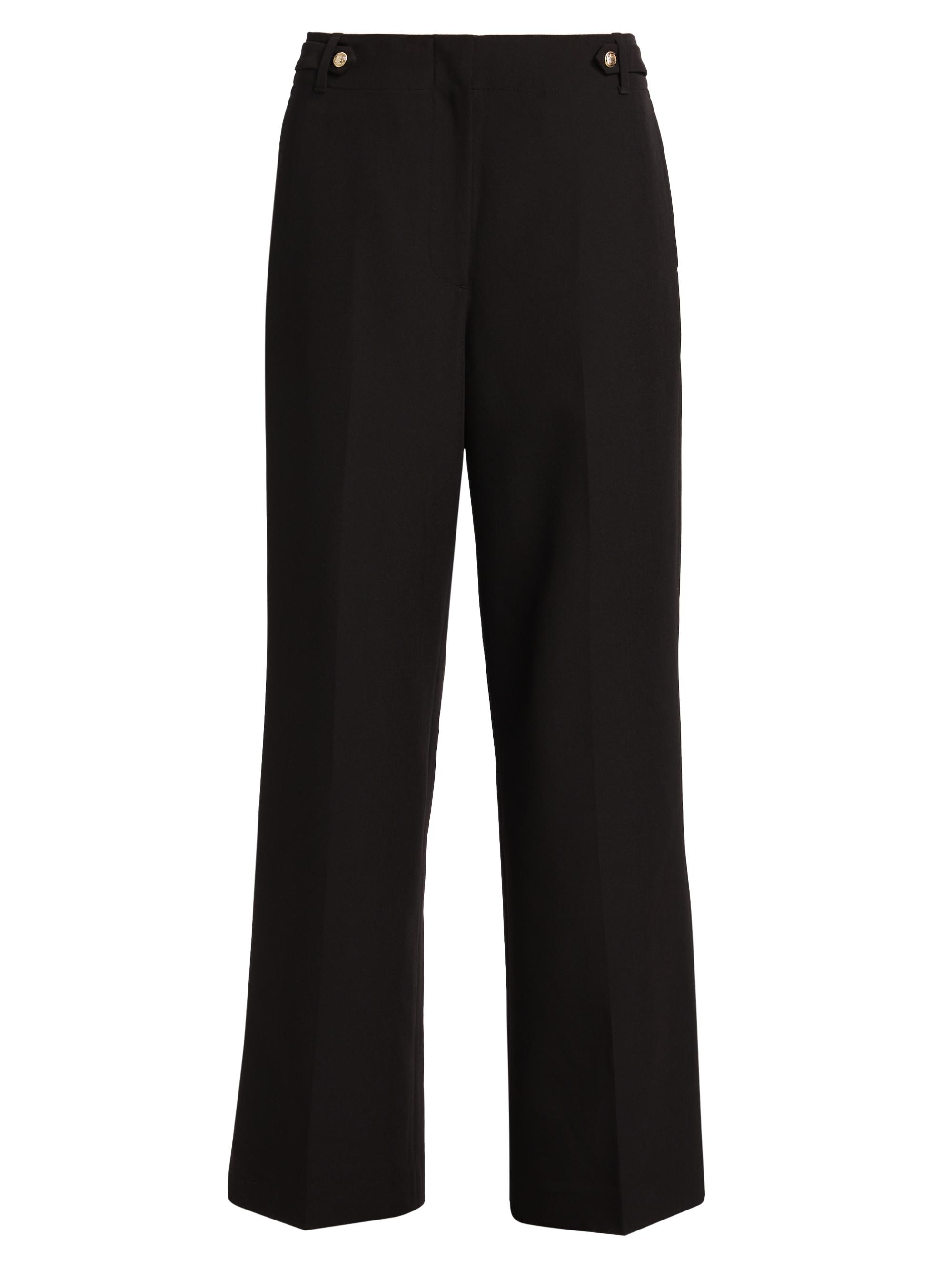 Elie Tahari Women's Darien Straight-Wide Pants - Noir