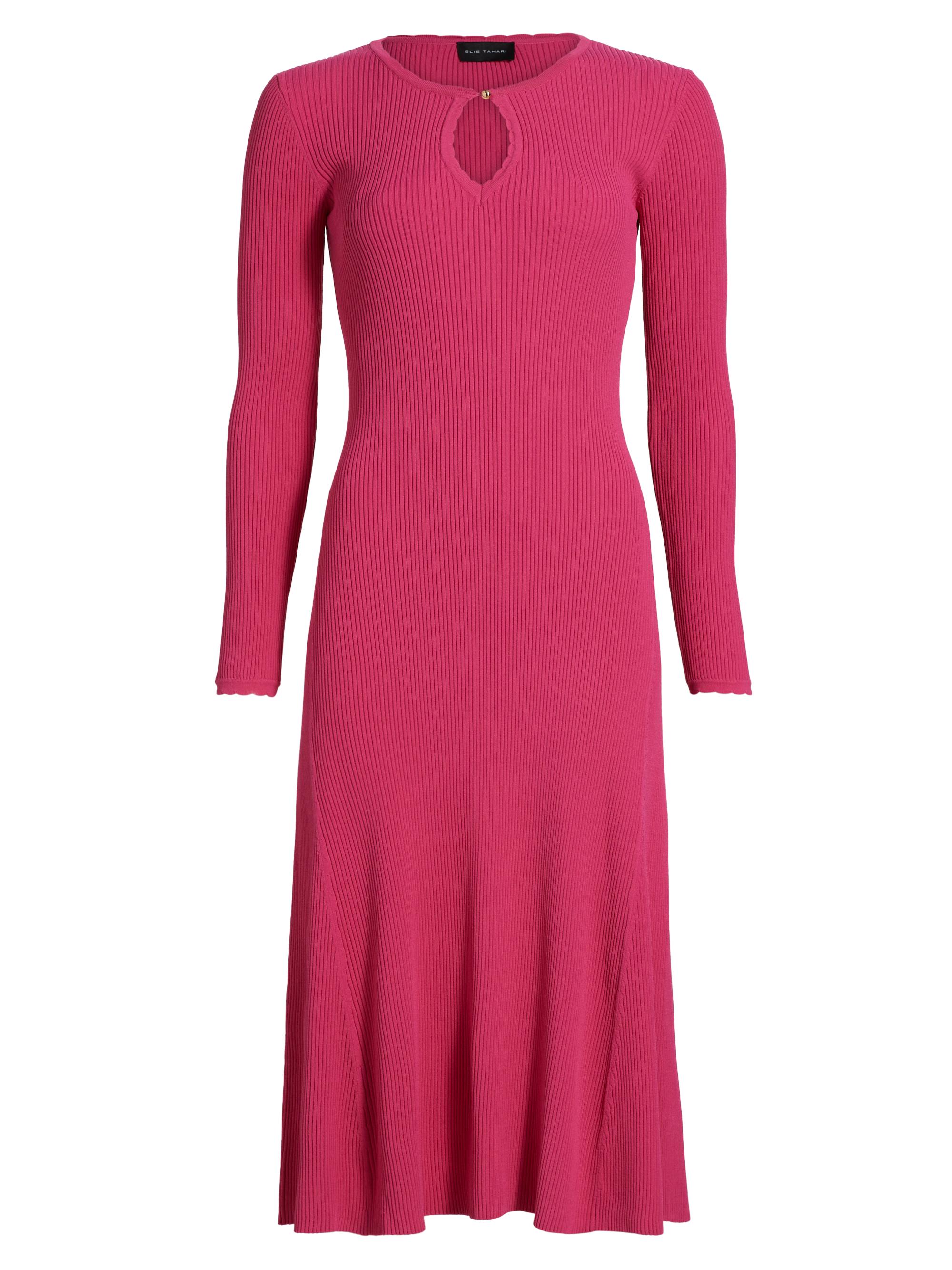 Elie Tahari Women's The Belinda Sweater Dress - Haute Pink