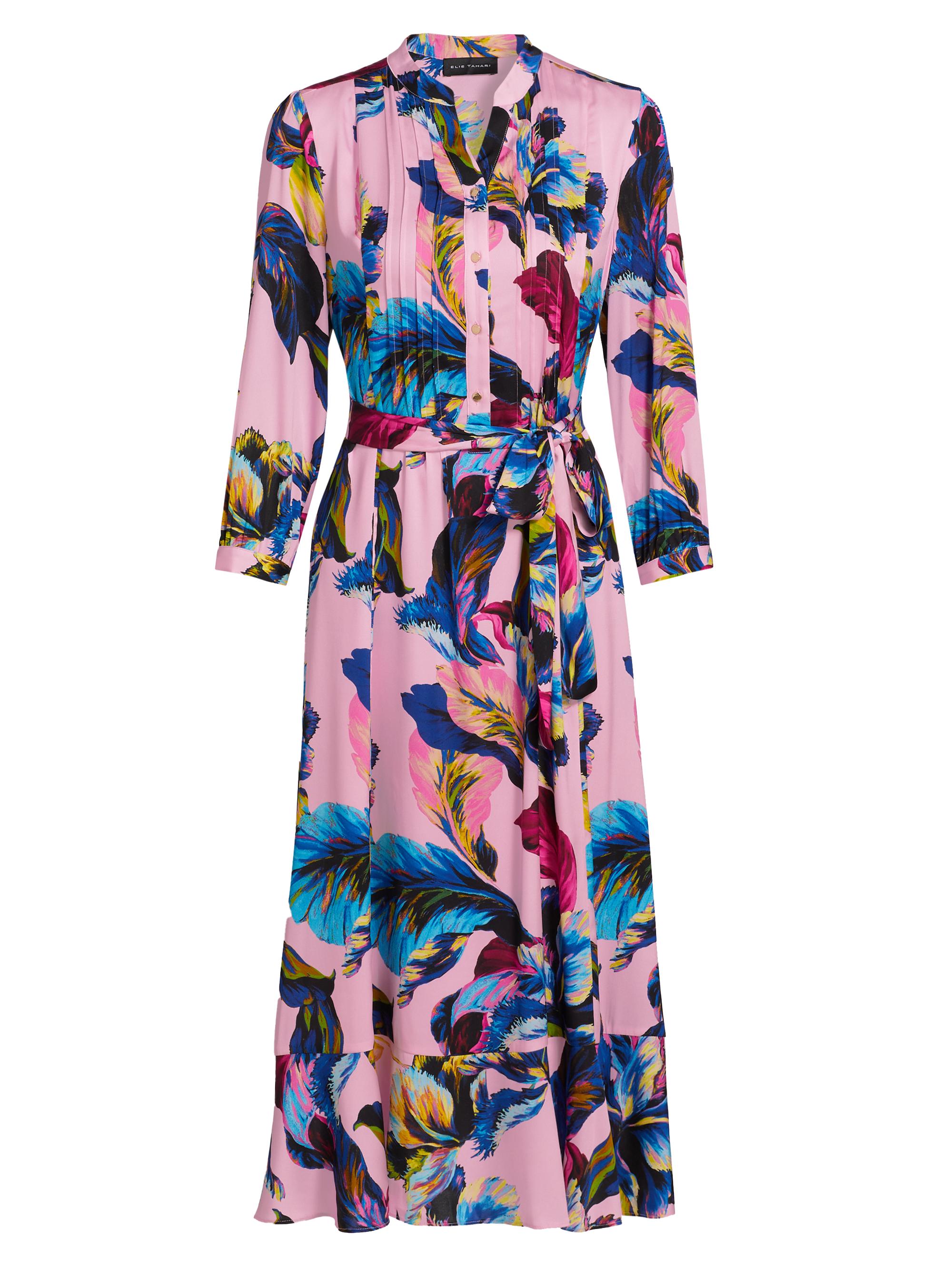 Elie Tahari Women's Mila Venus Floral Shirtdress - Daphnes Garden Print