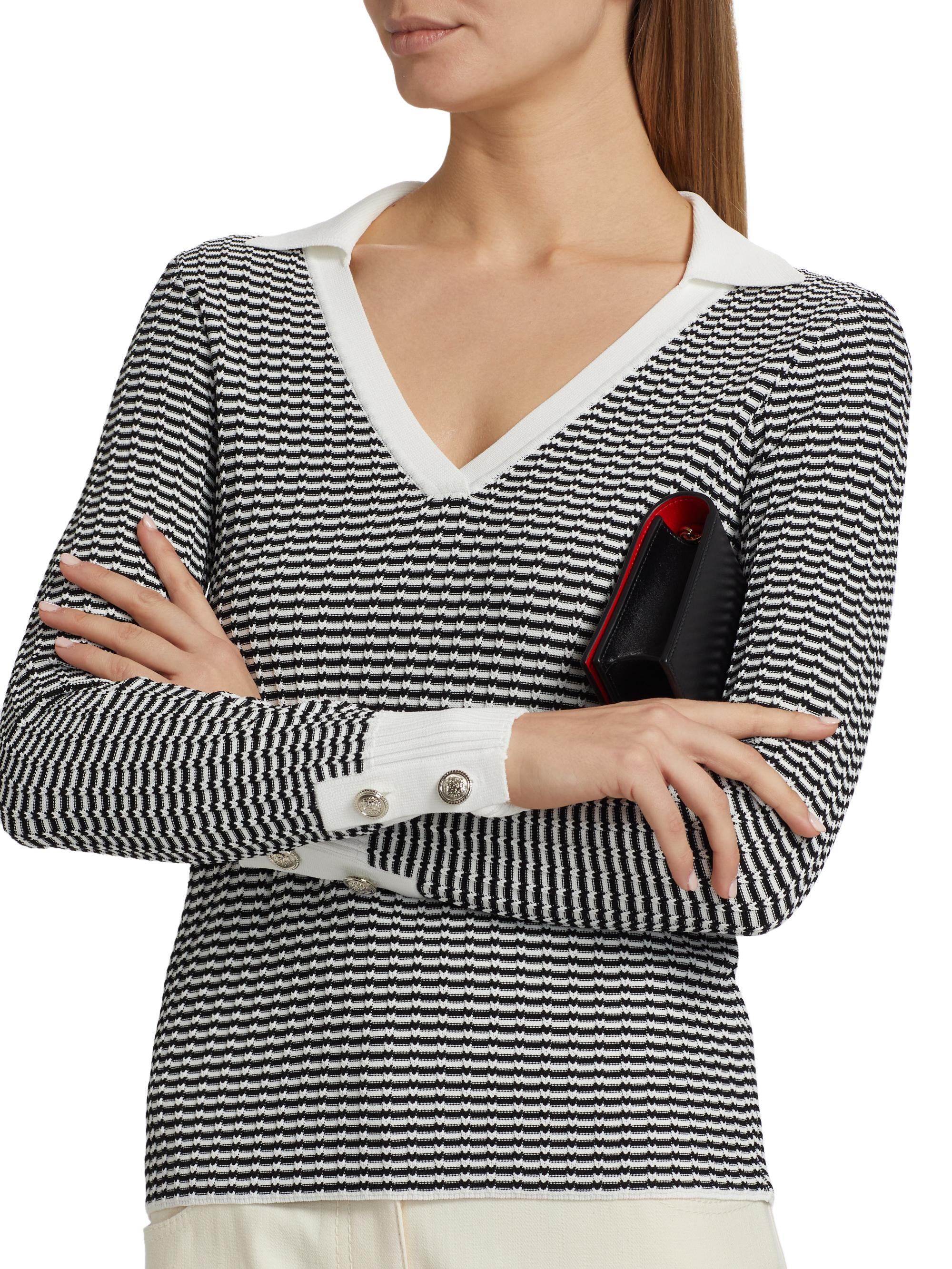 Pull Femme Tahari En Dentelle Noire à Motif Floral - Taille XS Petites, Neuf Avec étiquettes, Manches Longues