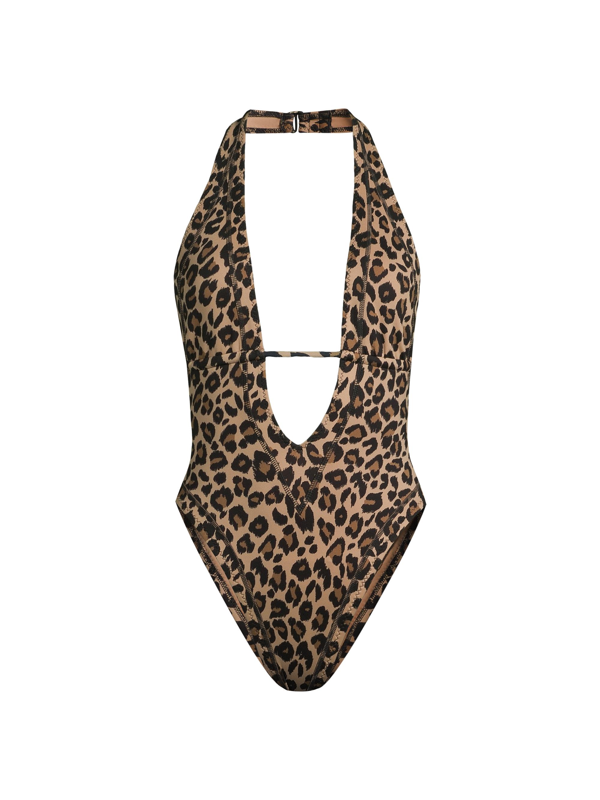 GiGi C Women's Whitney Leopard One-Piece Swimsuit - Leopard