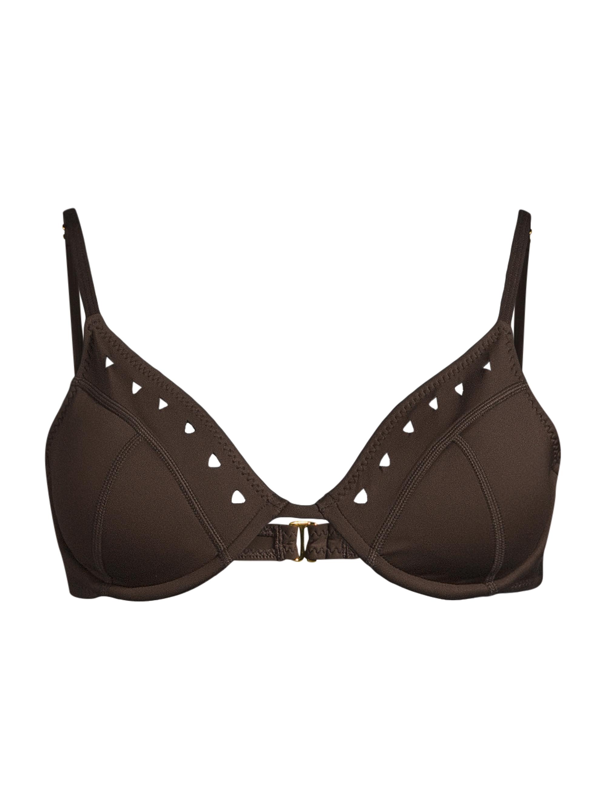 GiGi C Women's Alice Bikini Top - Chocolate