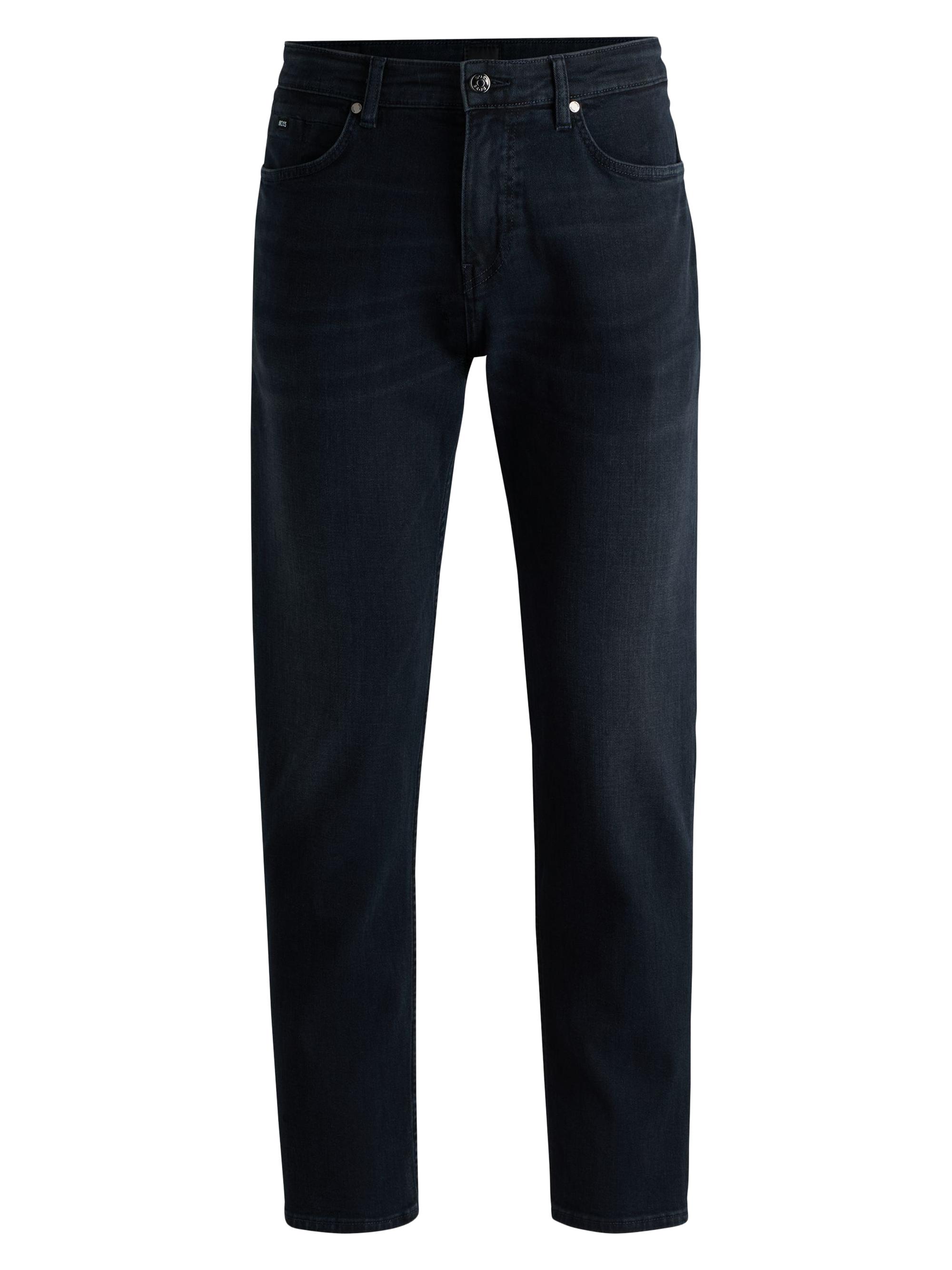 BOSS Men's Regular-Fit Jeans in Super-Soft Denim - Black