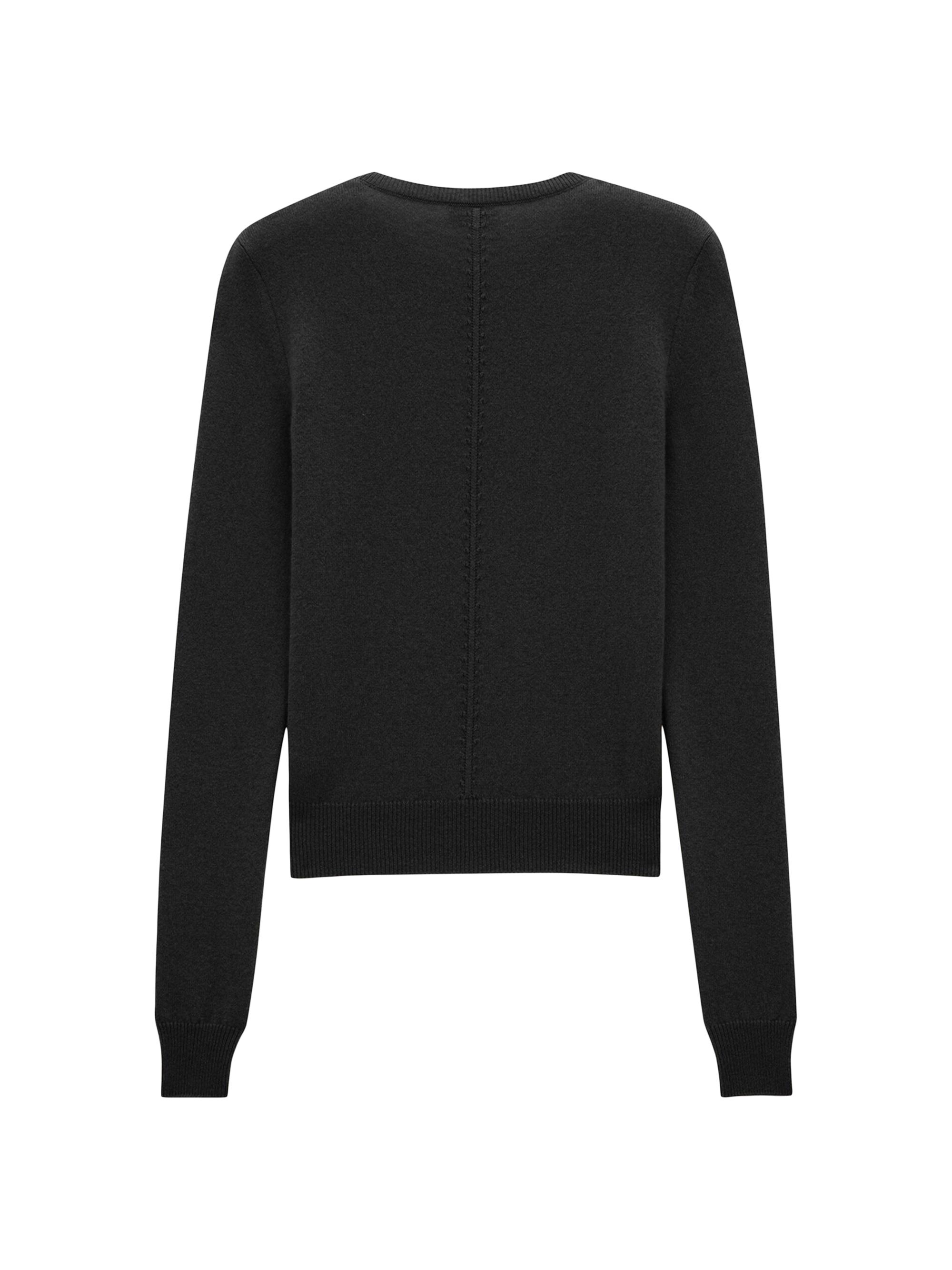 SAINT LAURENT PARIS ブラック ラウンドネックセーター XS SAINT LAURENT PARIS ブラック ラウンドネックセーター XS SAINT