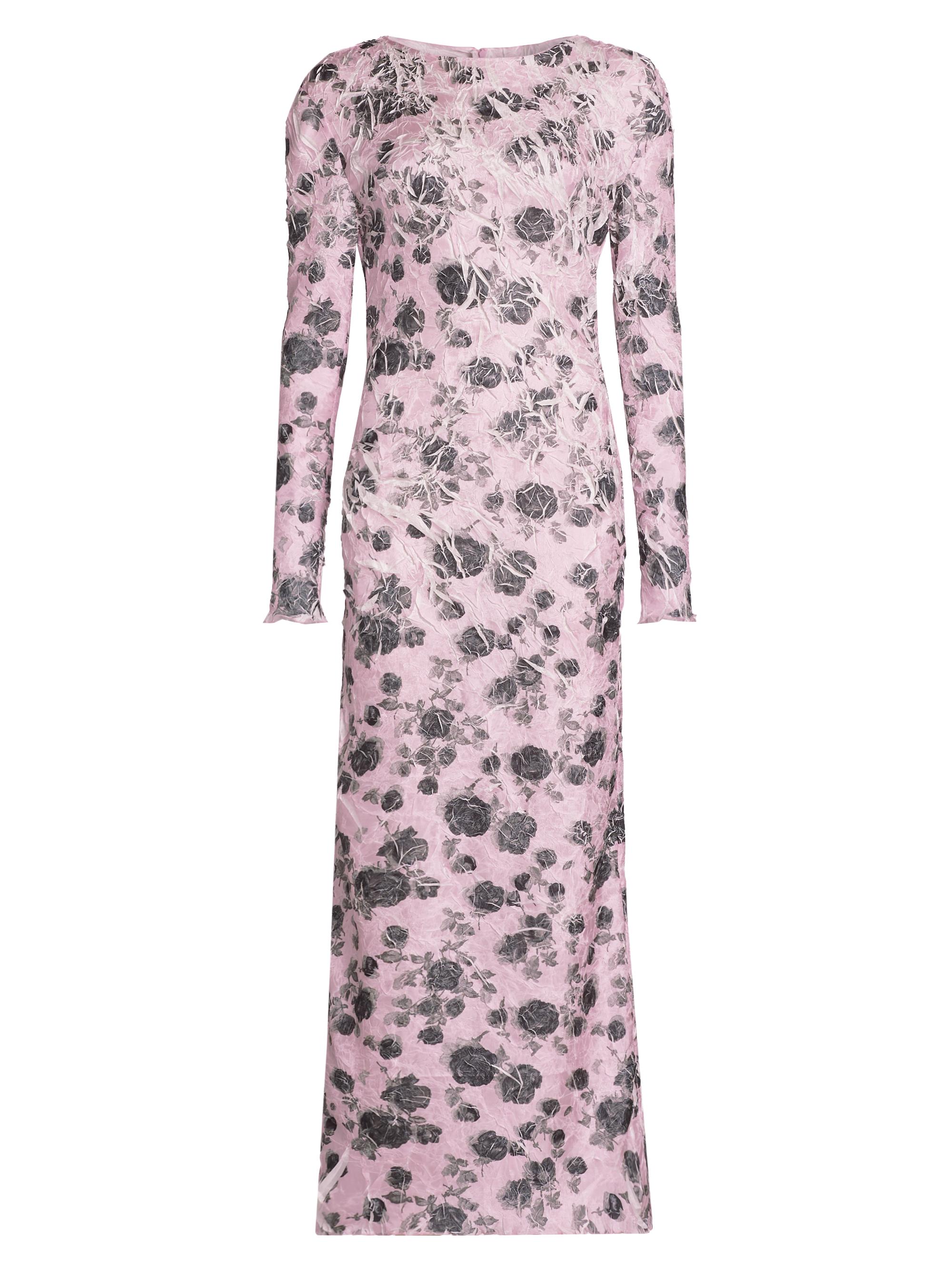 Ganni Floral Shibori-Dyed Maxi Dress | Saks Fifth Avenue
