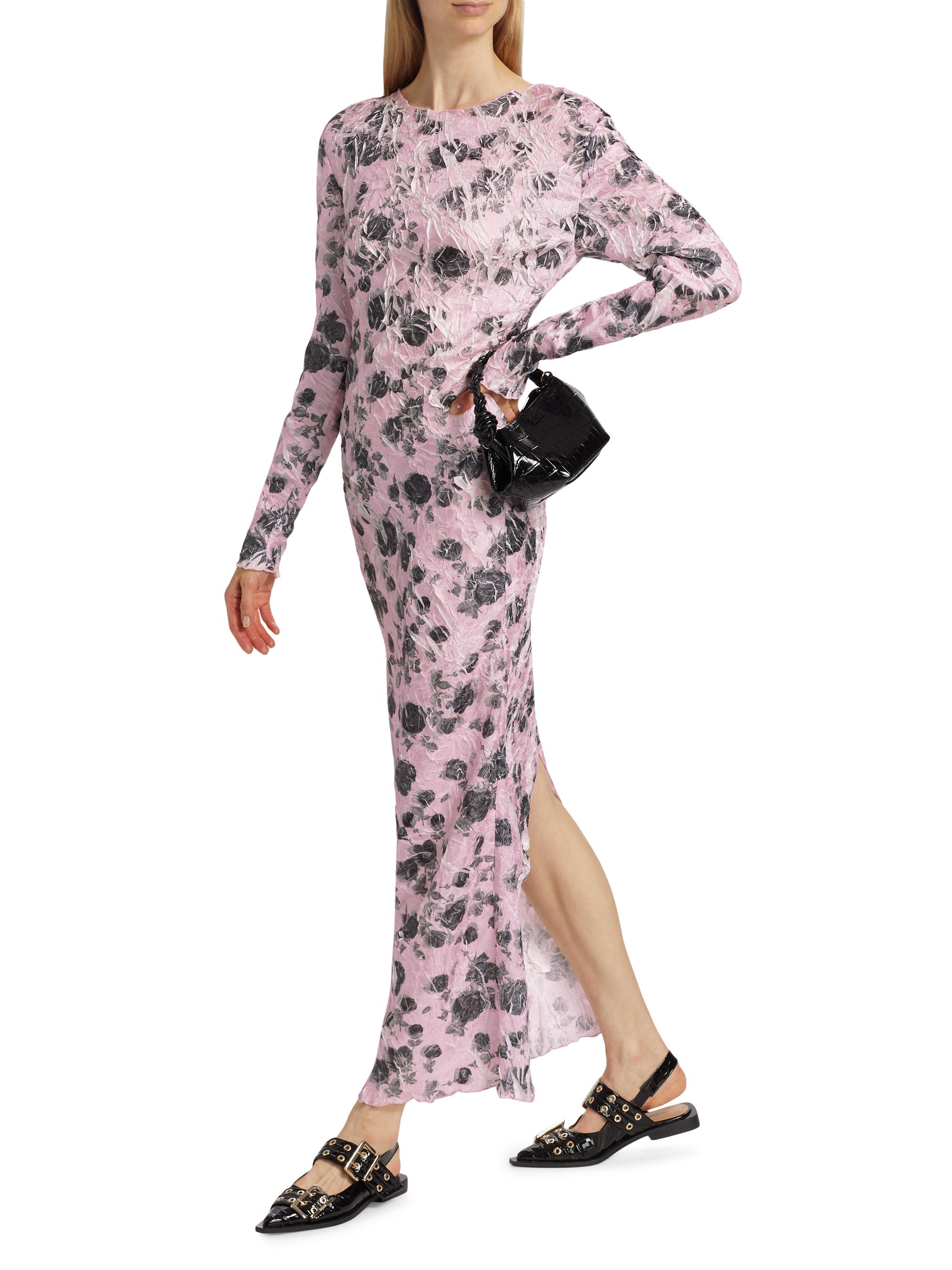 ワンピース GANNI Shibori Pleat Maxi Smock SlipDress GANNI(ガニー)のShibori Pleat Maxi Smock Slip Dress通販 | 集英社