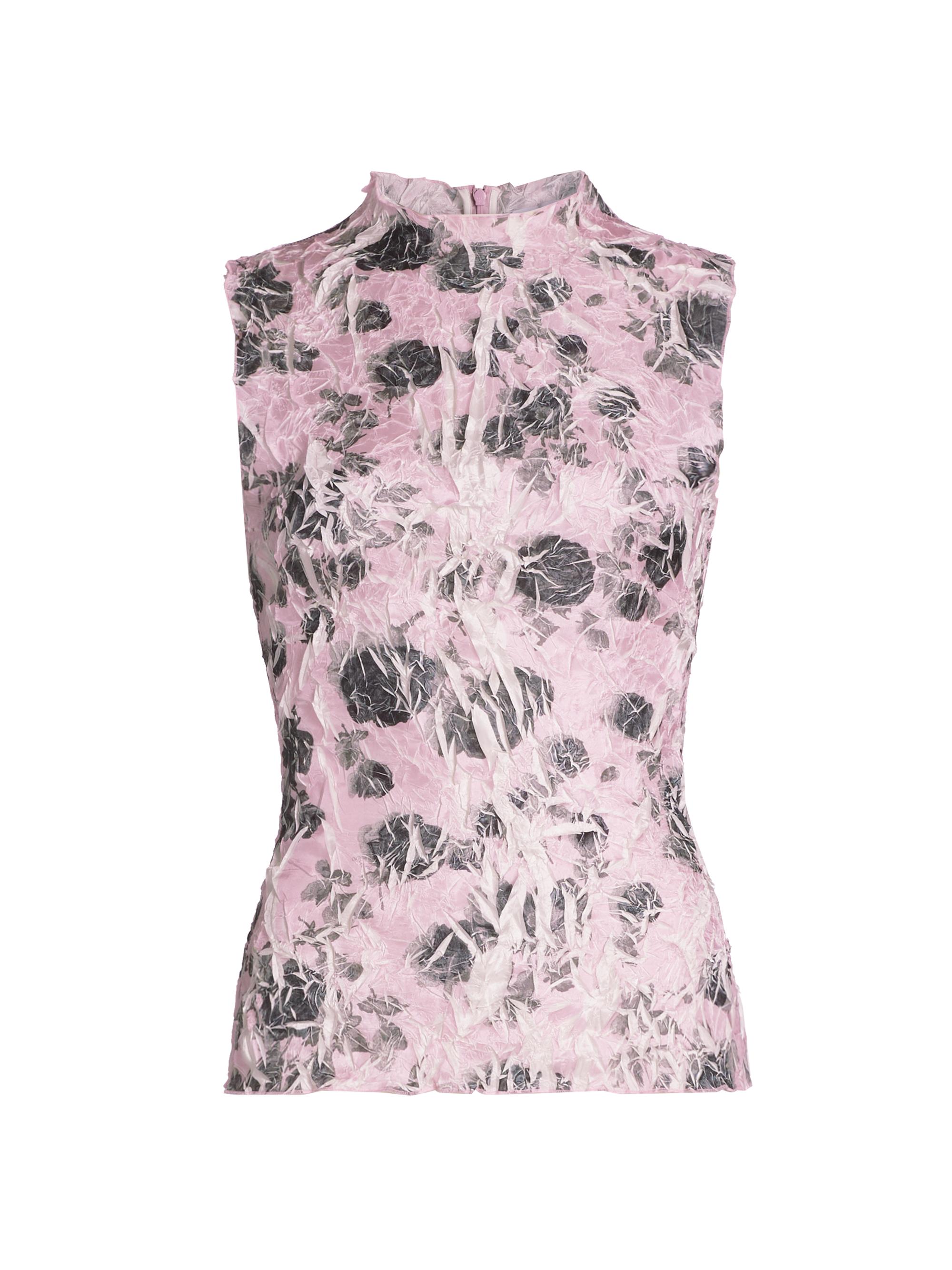 Ganni Women's Floral Shibori-Dyed Sleeveless Top - Corsage