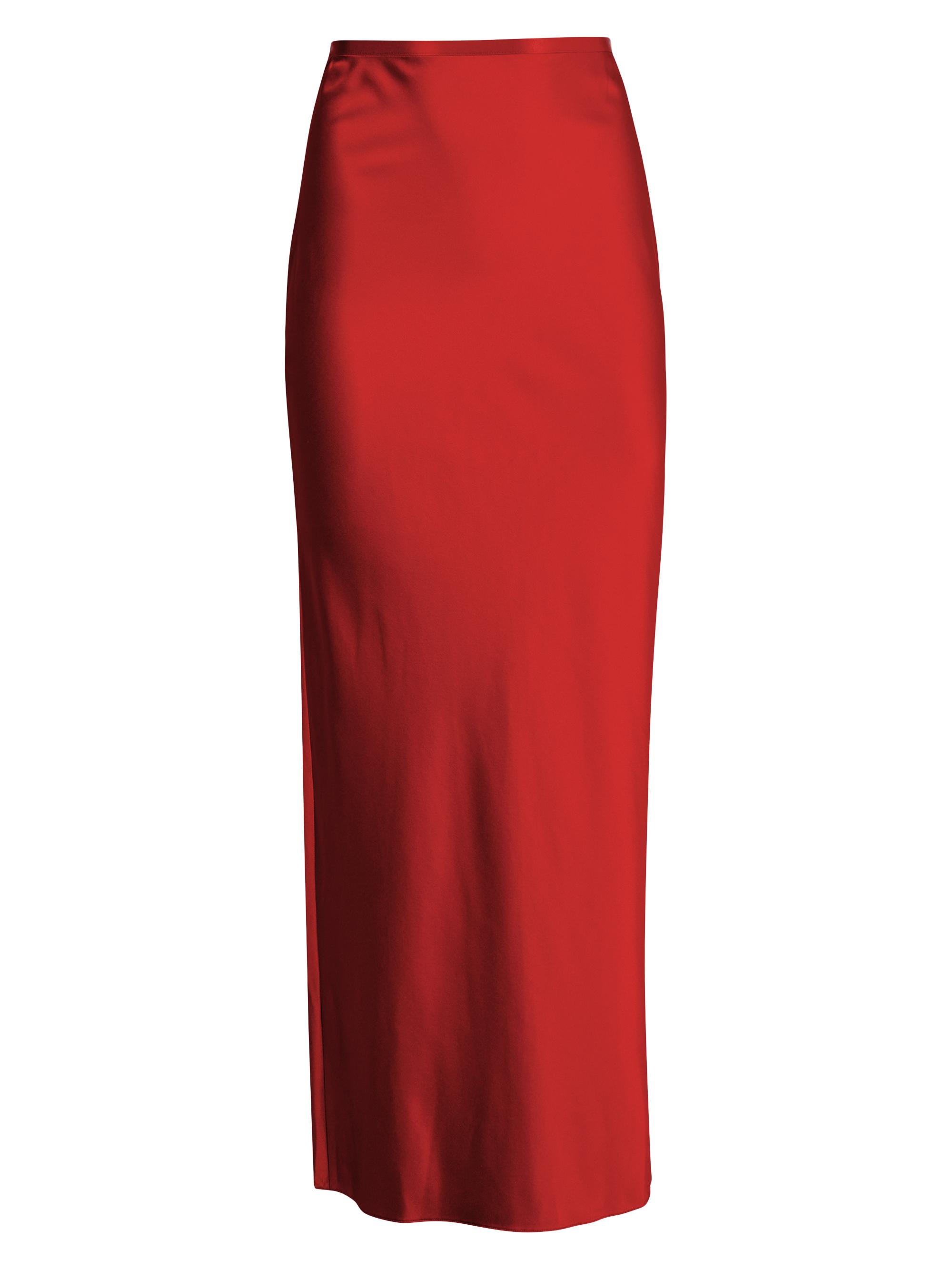 Fleur du Mal Women's Rose Valentine Maxi Skirt - Rouge