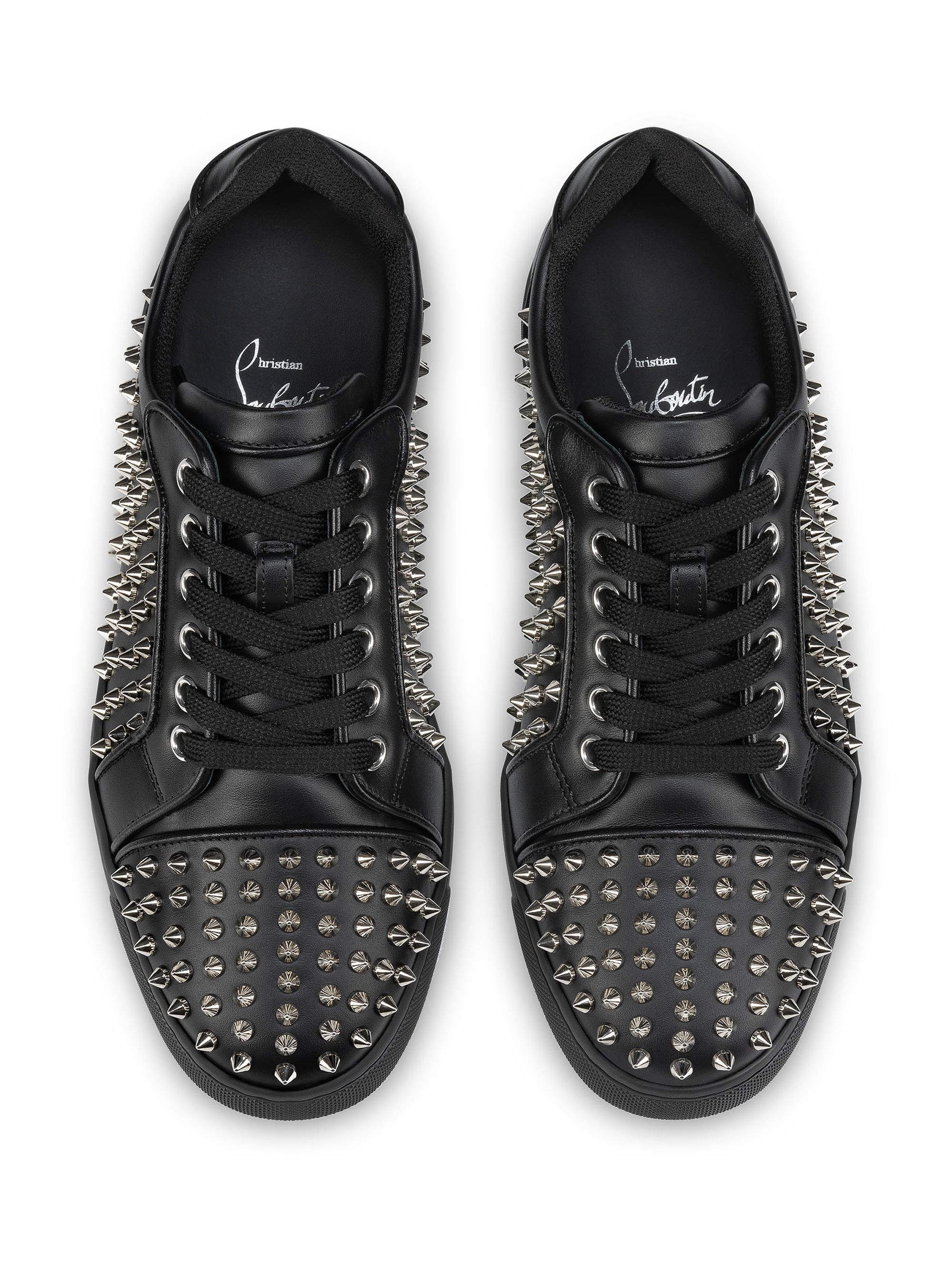 Christian Louboutin Vieira Night Spikes Calf Leather